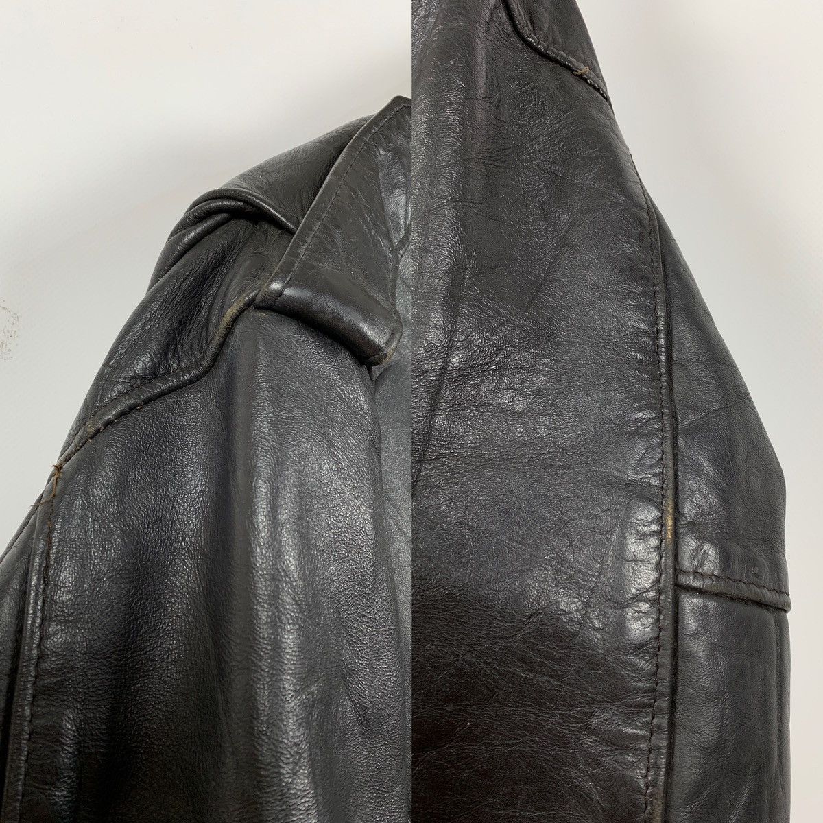 Schott Vintage Schott I-S 674 M-S Leather Flight Jacket Size US L / EU 52-54 / 3 - 24 Thumbnail