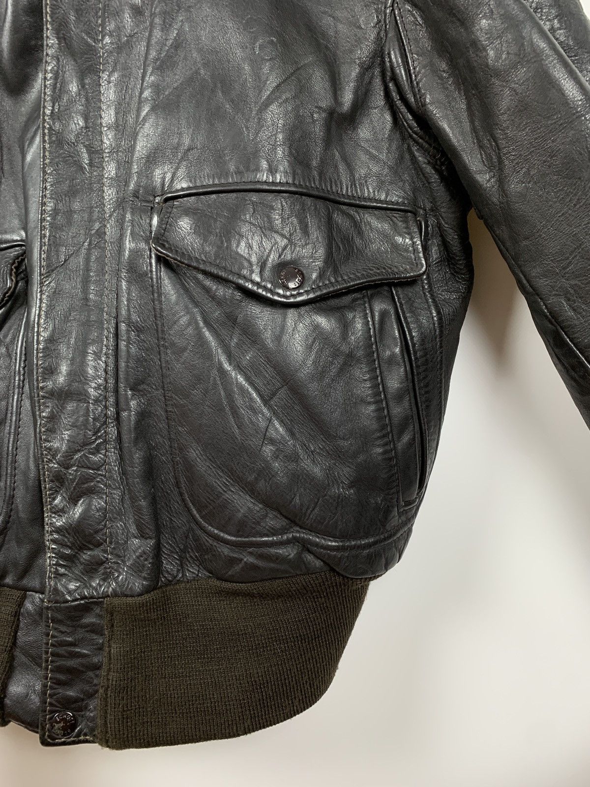 Schott Vintage Schott I-S 674 M-S Leather Flight Jacket Size US L / EU 52-54 / 3 - 13 Thumbnail