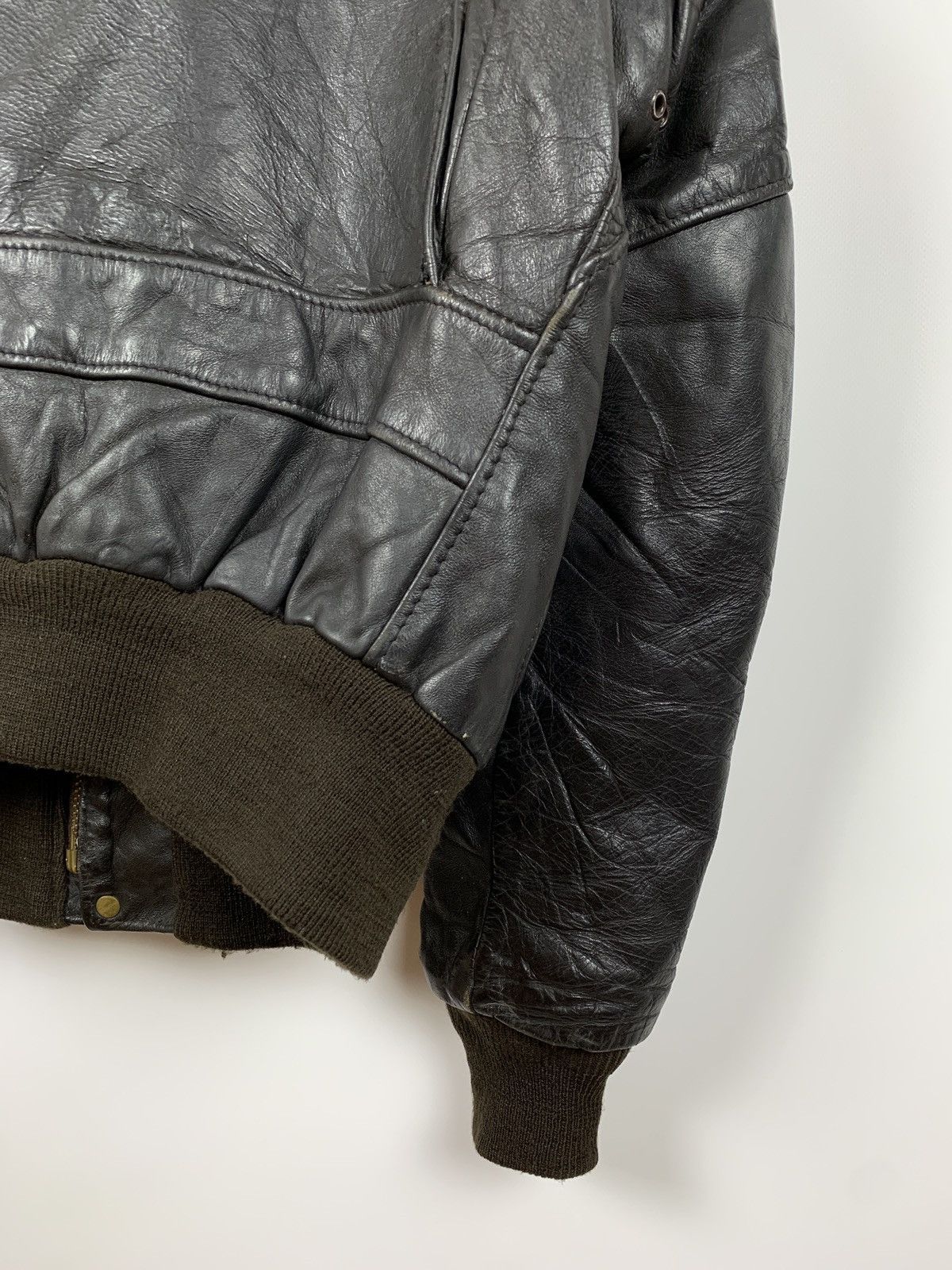 Schott Vintage Schott I-S 674 M-S Leather Flight Jacket Size US L / EU 52-54 / 3 - 18 Thumbnail