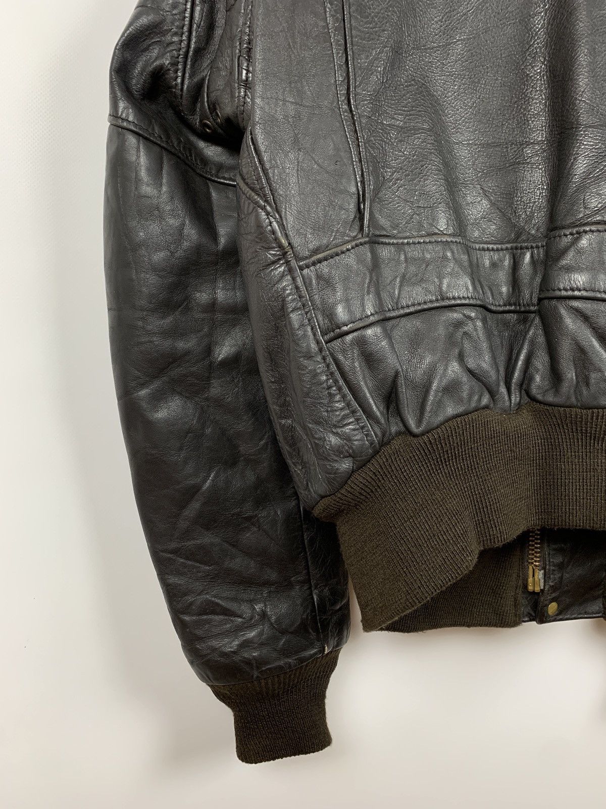 Schott Vintage Schott I-S 674 M-S Leather Flight Jacket Size US L / EU 52-54 / 3 - 17 Thumbnail