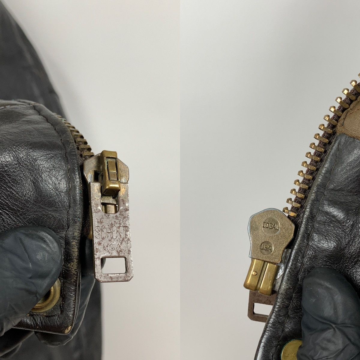 Schott Vintage Schott I-S 674 M-S Leather Flight Jacket Size US L / EU 52-54 / 3 - 21 Thumbnail
