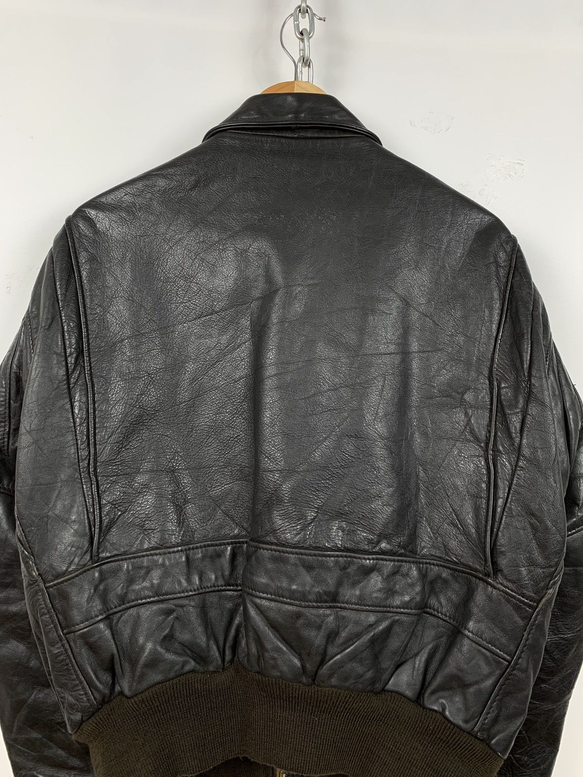 Schott Vintage Schott I-S 674 M-S Leather Flight Jacket Size US L / EU 52-54 / 3 - 14 Thumbnail