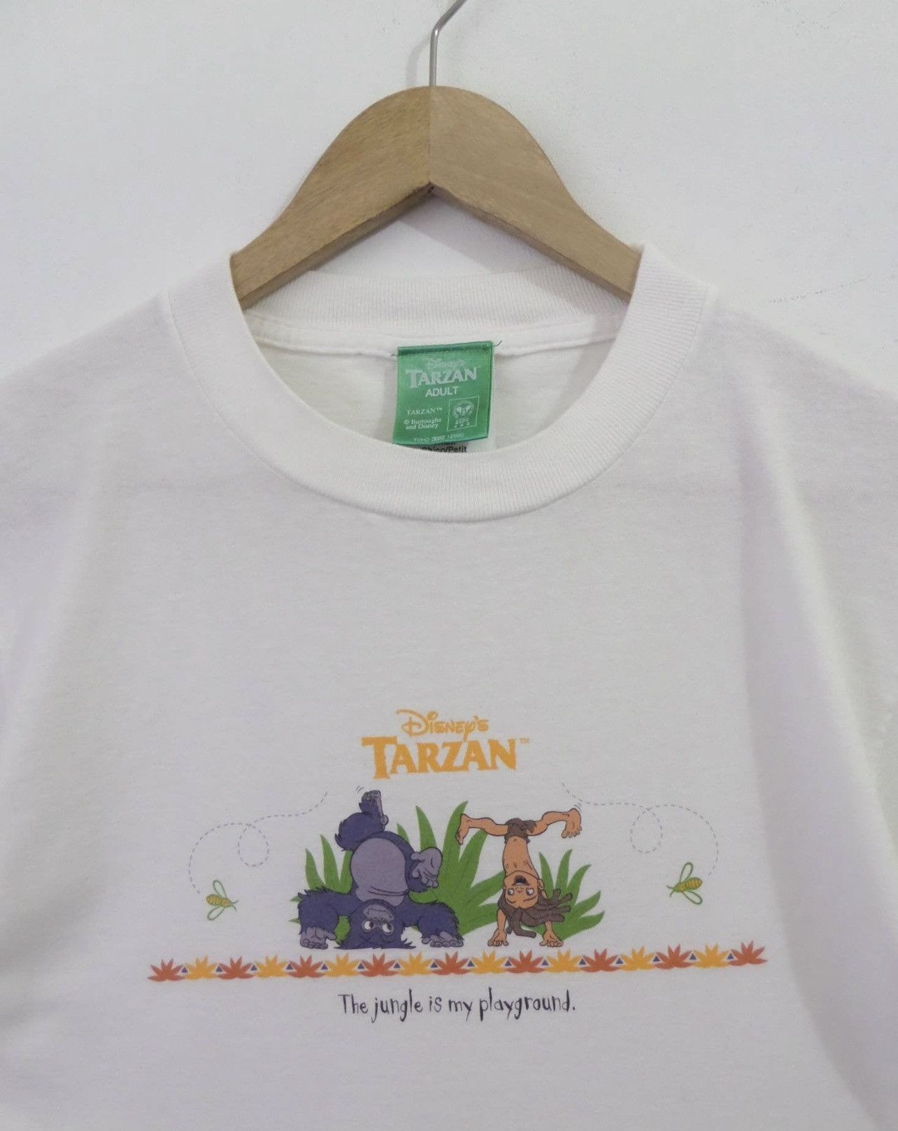 Disney × Vintage Vintage Tarzan Movie shirt vintage cartoon tshirt Size US S / EU 44-46 / 1 - 3 Thumbnail
