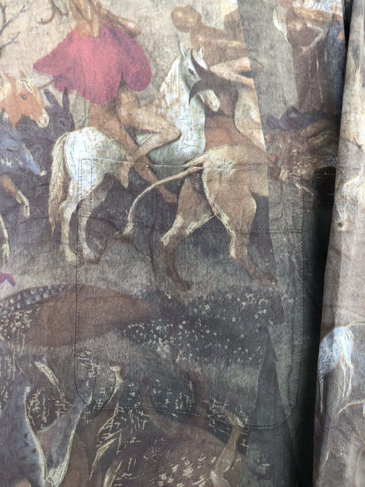 Art Comes First SICK🔥🇮🇹 "Napoleon War" Abstract Baroque B/D Shirt Size US L / EU 52-54 / 3 - 7 Thumbnail