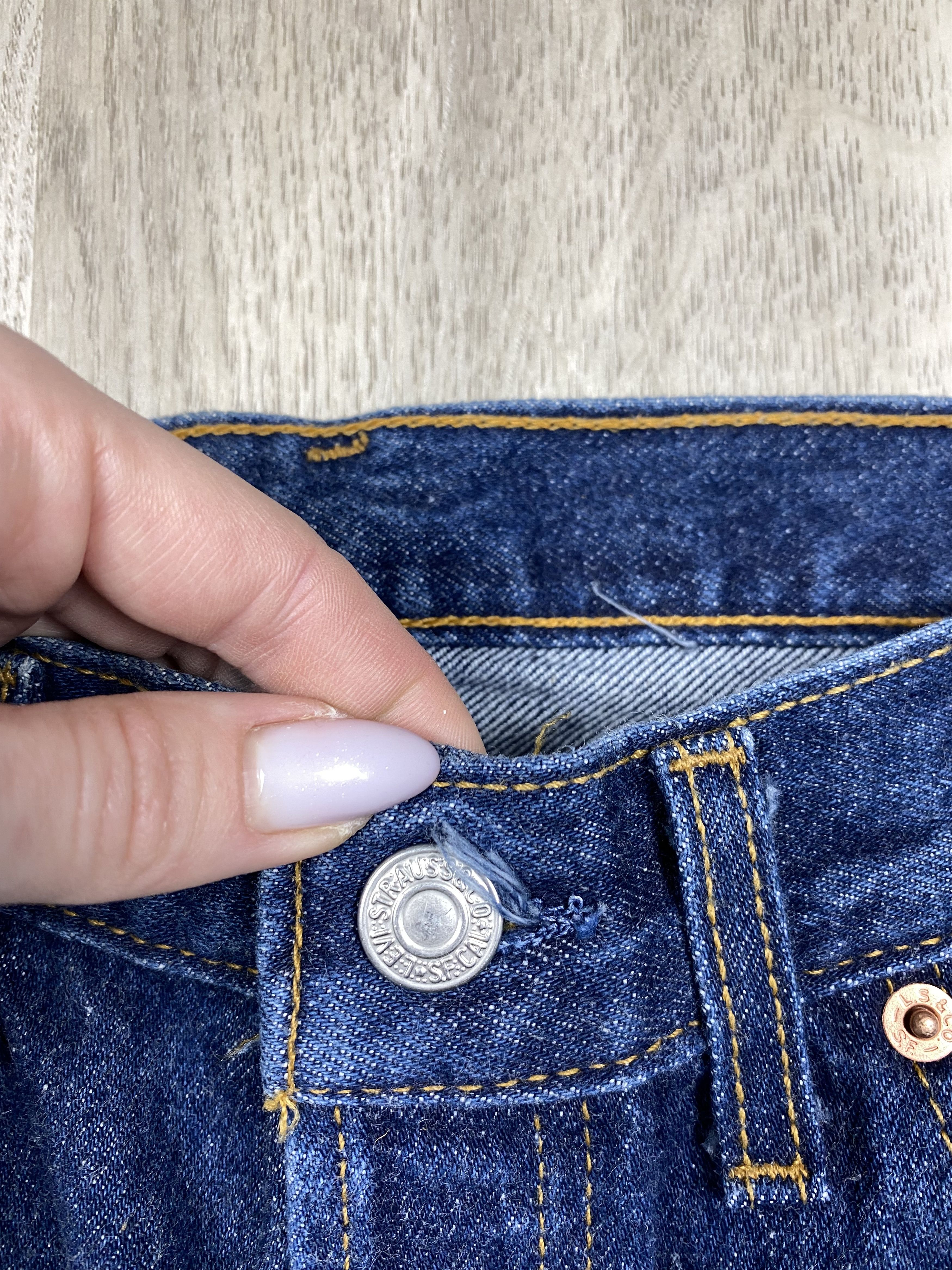 Levis 501 Vintage Mens Denim Pants Jeans