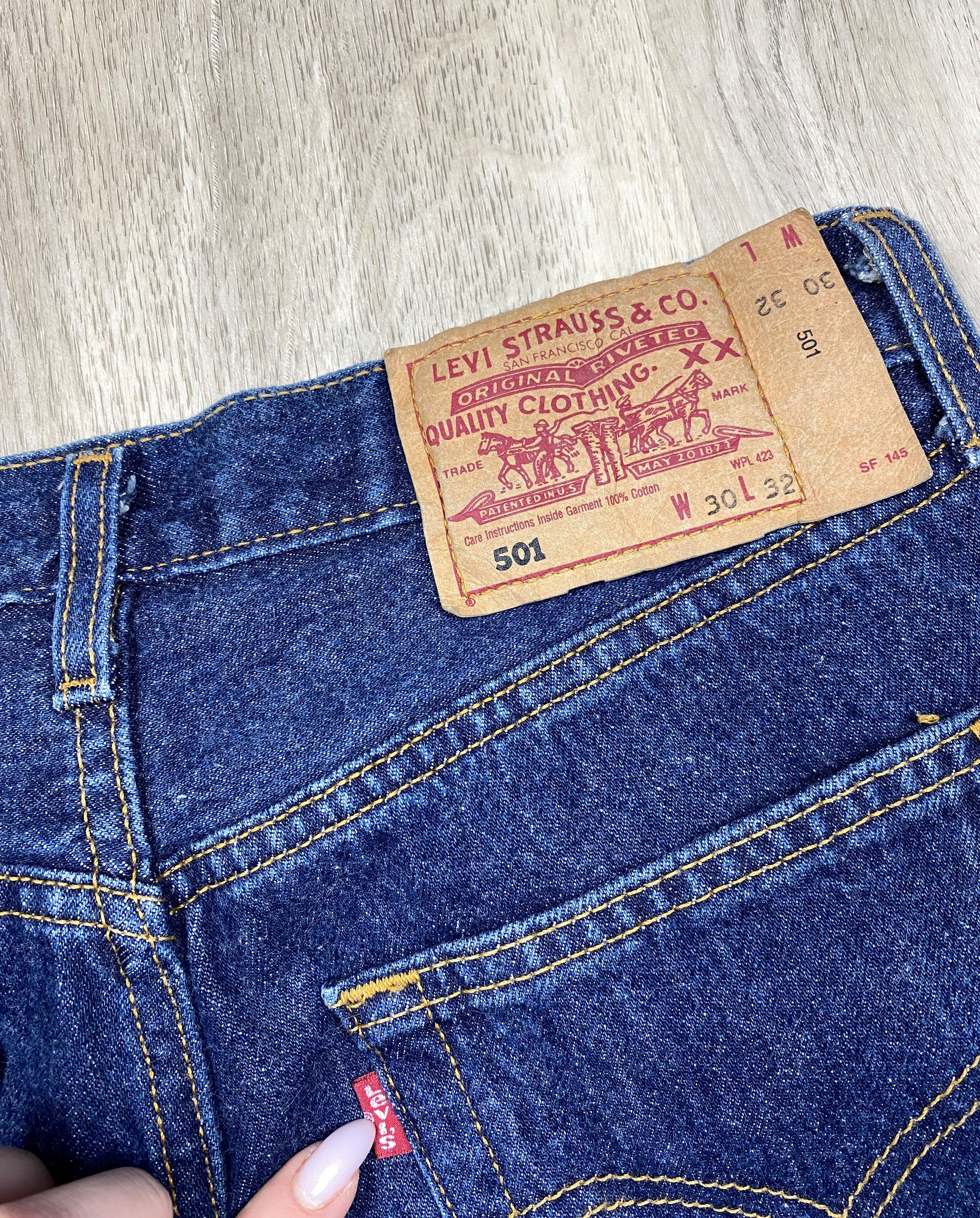 Levis 501 Vintage Mens Denim Pants Jeans