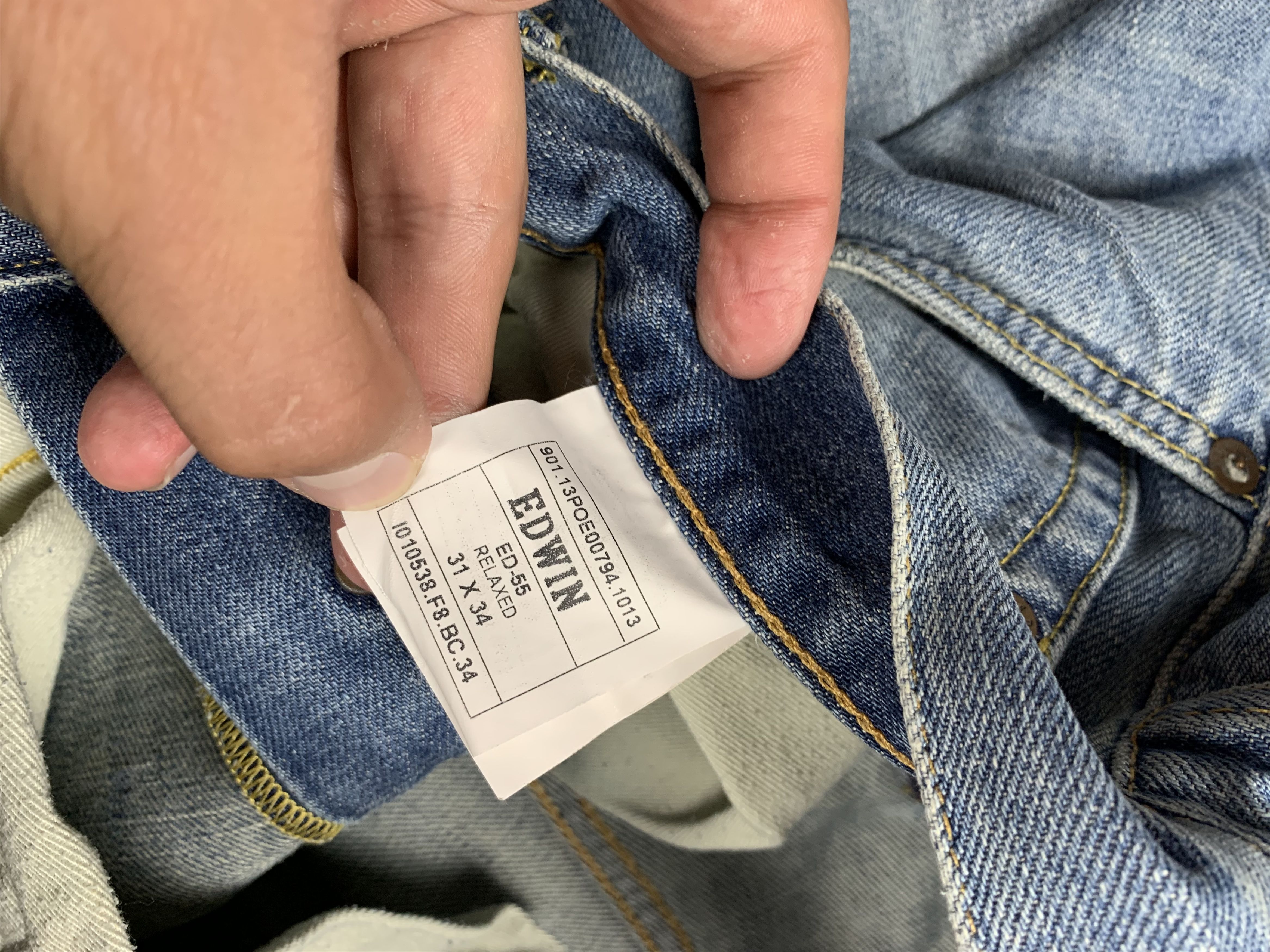 Edwin Edwin Vintage Mens Relaxed Denim Pants Jeans Y2K Size US 31 - 8 Thumbnail