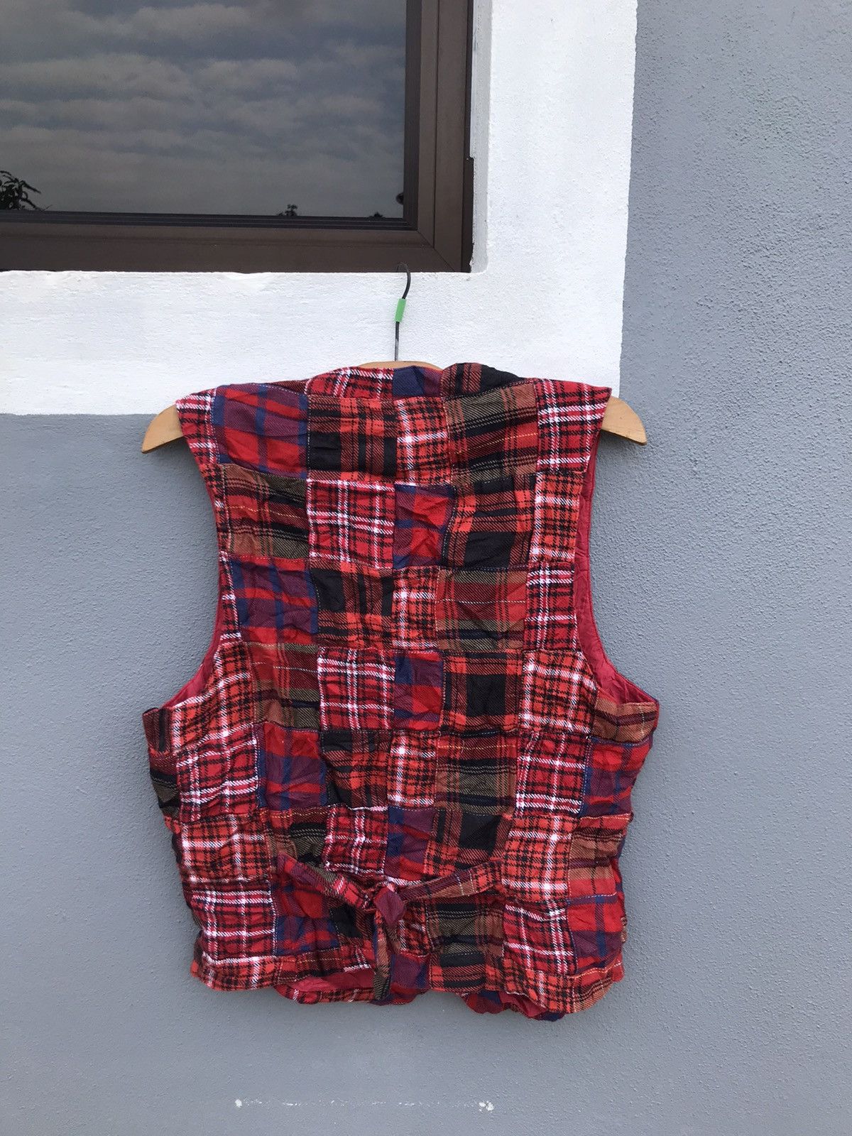 Japanese Brand patchwork vest Size US S / EU 44-46 / 1 - 4 Thumbnail