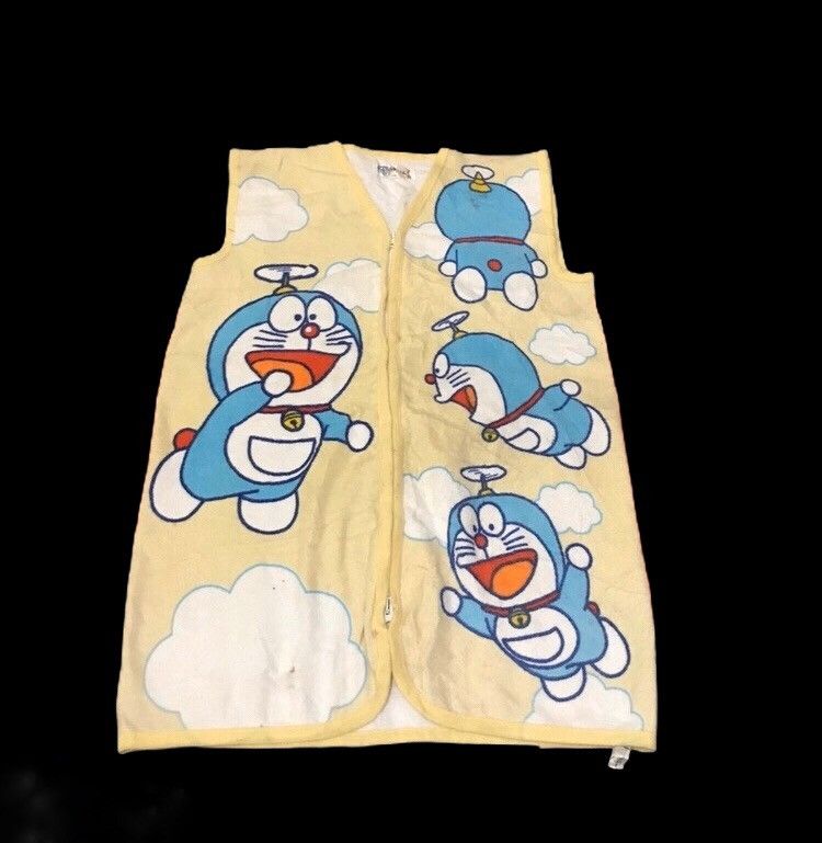 Cartoon Network × Japanese Brand × Vintage Doraemon fleece vest Size US M / EU 48-50 / 2 - 2 Thumbnail