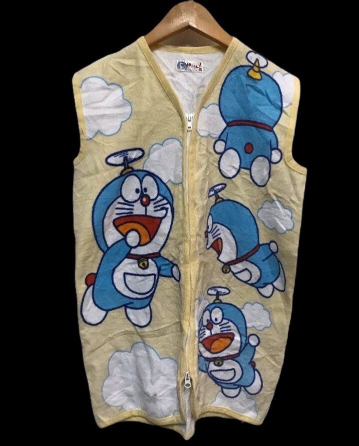Cartoon Network × Japanese Brand × Vintage Doraemon fleece vest Size US M / EU 48-50 / 2 - 1 Thumbnail