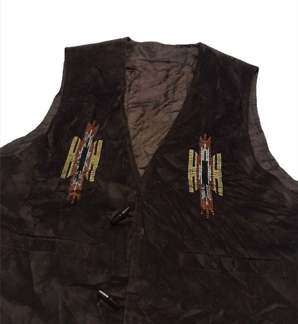 Native Vintage Native brown vest Size US M / EU 48-50 / 2 - 2 Thumbnail