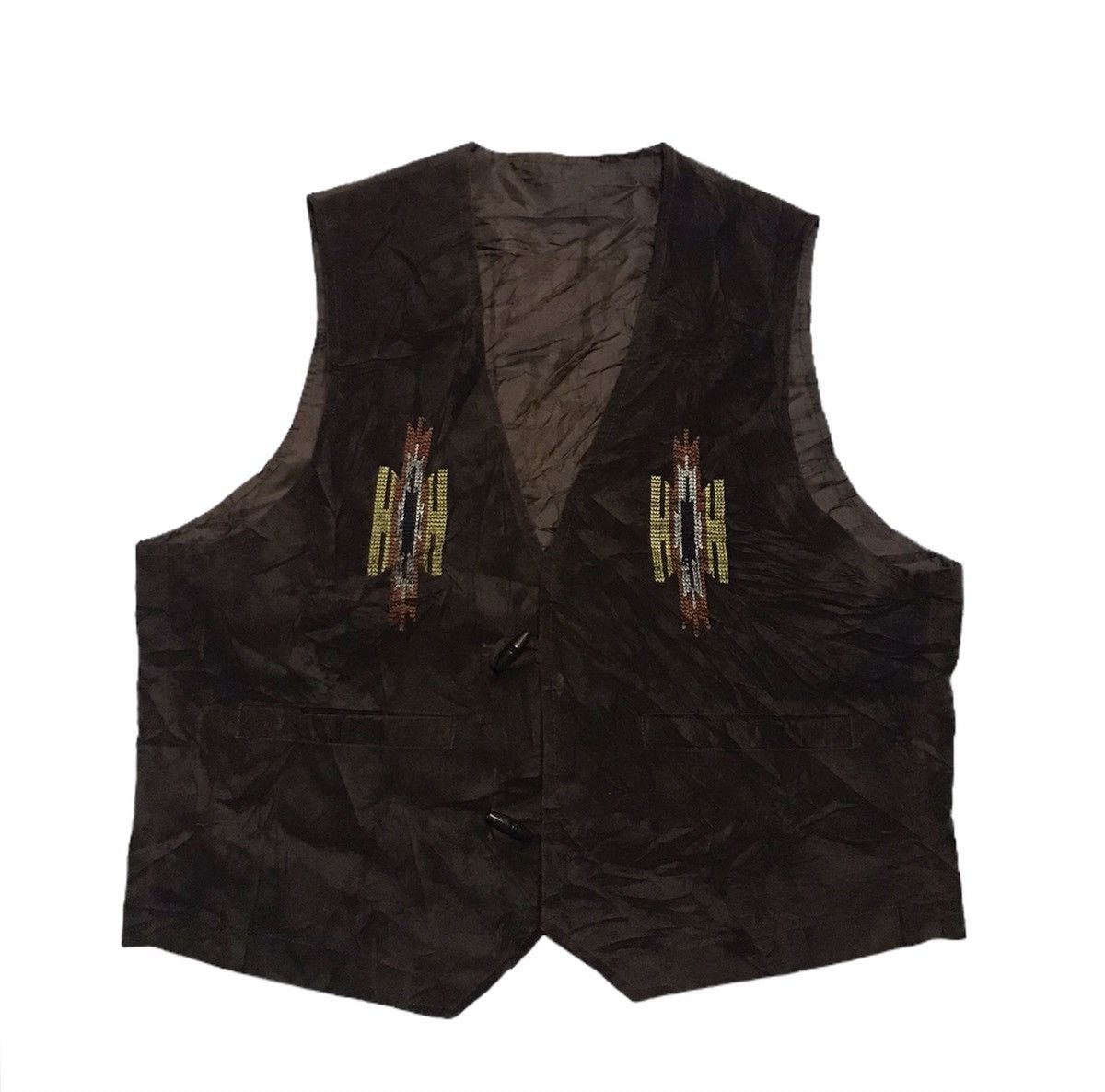 Native Vintage Native brown vest Size US M / EU 48-50 / 2 - 1 Thumbnail