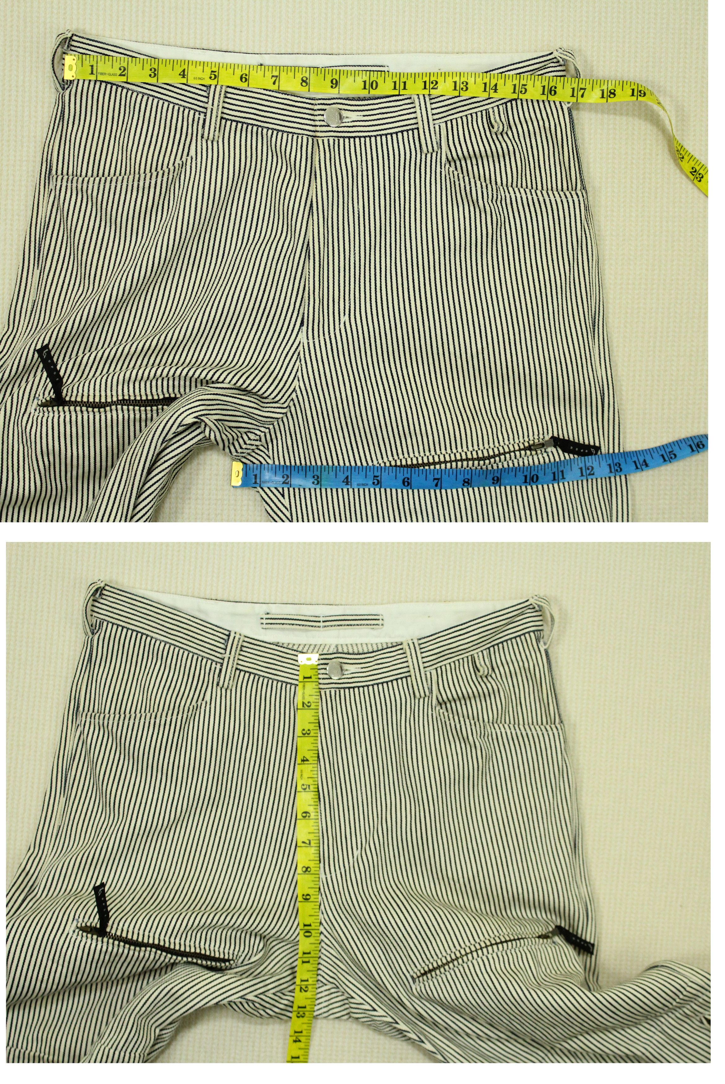 Japanese Brand × Seditionaries Japan HICKORY Pants Trousers Utility 8 Pockets Zipper Size US 33 - 19 Thumbnail