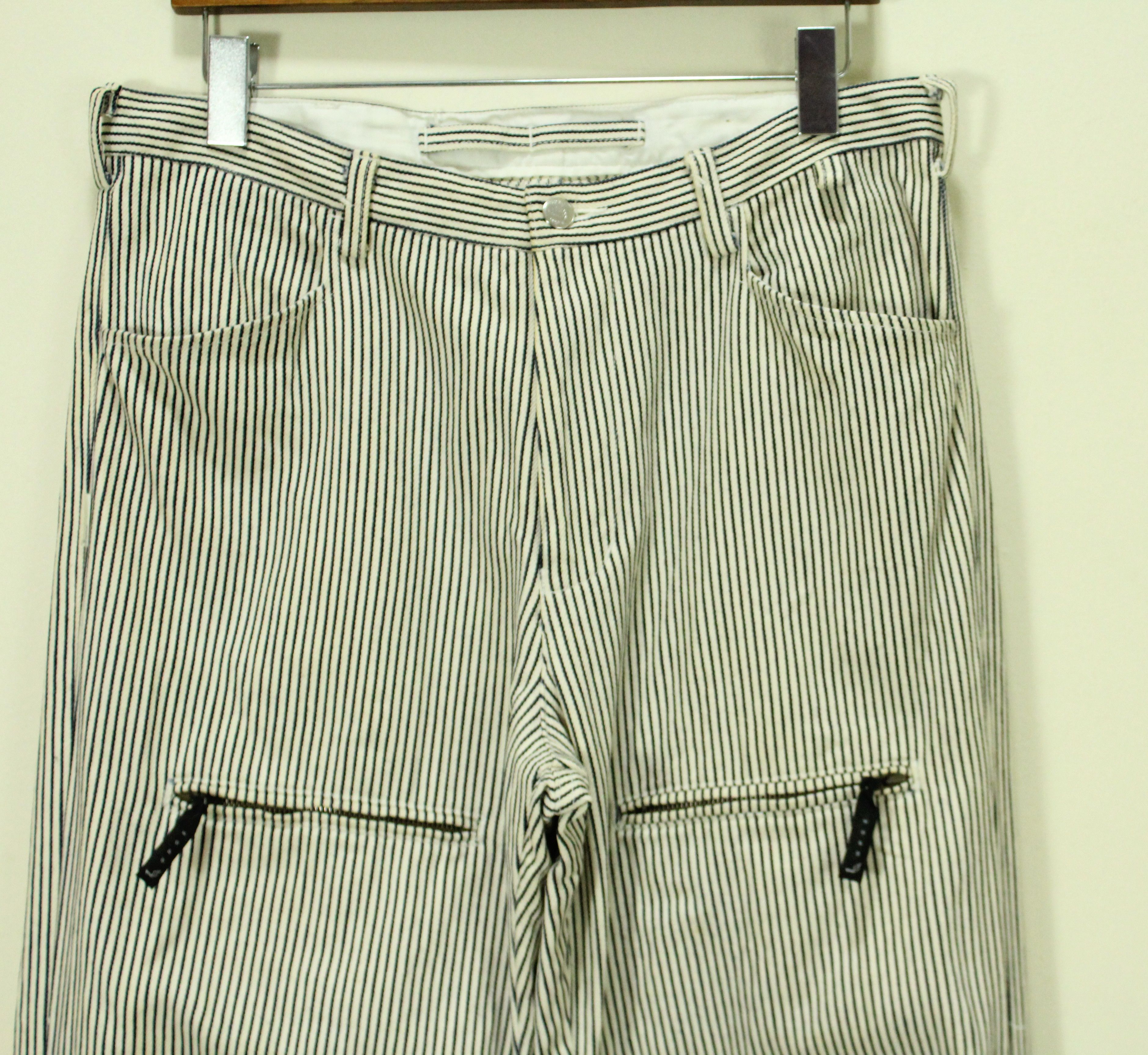 Japanese Brand × Seditionaries Japan HICKORY Pants Trousers Utility 8 Pockets Zipper Size US 33 - 2 Thumbnail