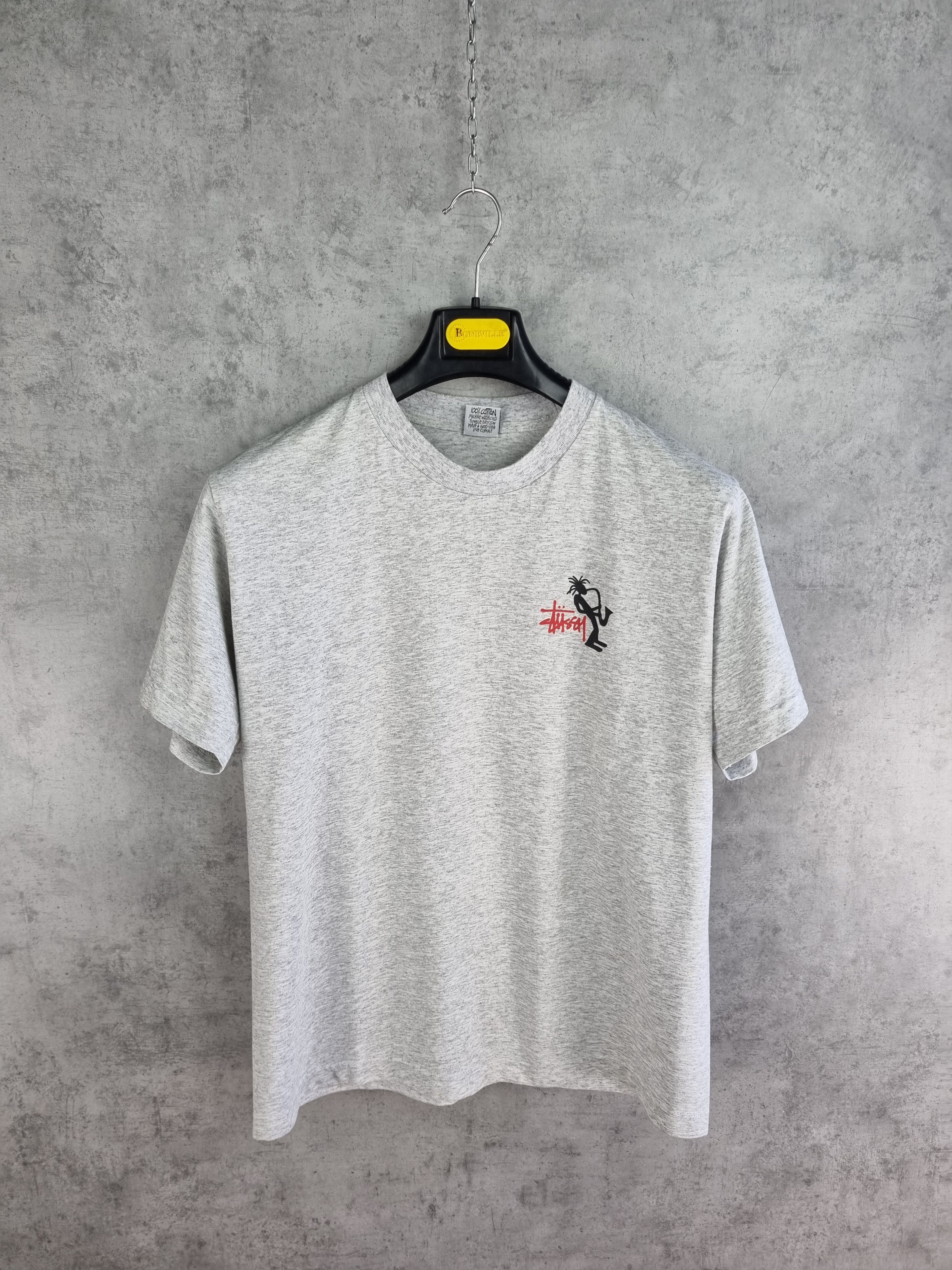 Stussy 90s Stussy Jazz Vintage Tee shirt Made in USA skaters Size US XL / EU 56 / 4 - 2 Thumbnail