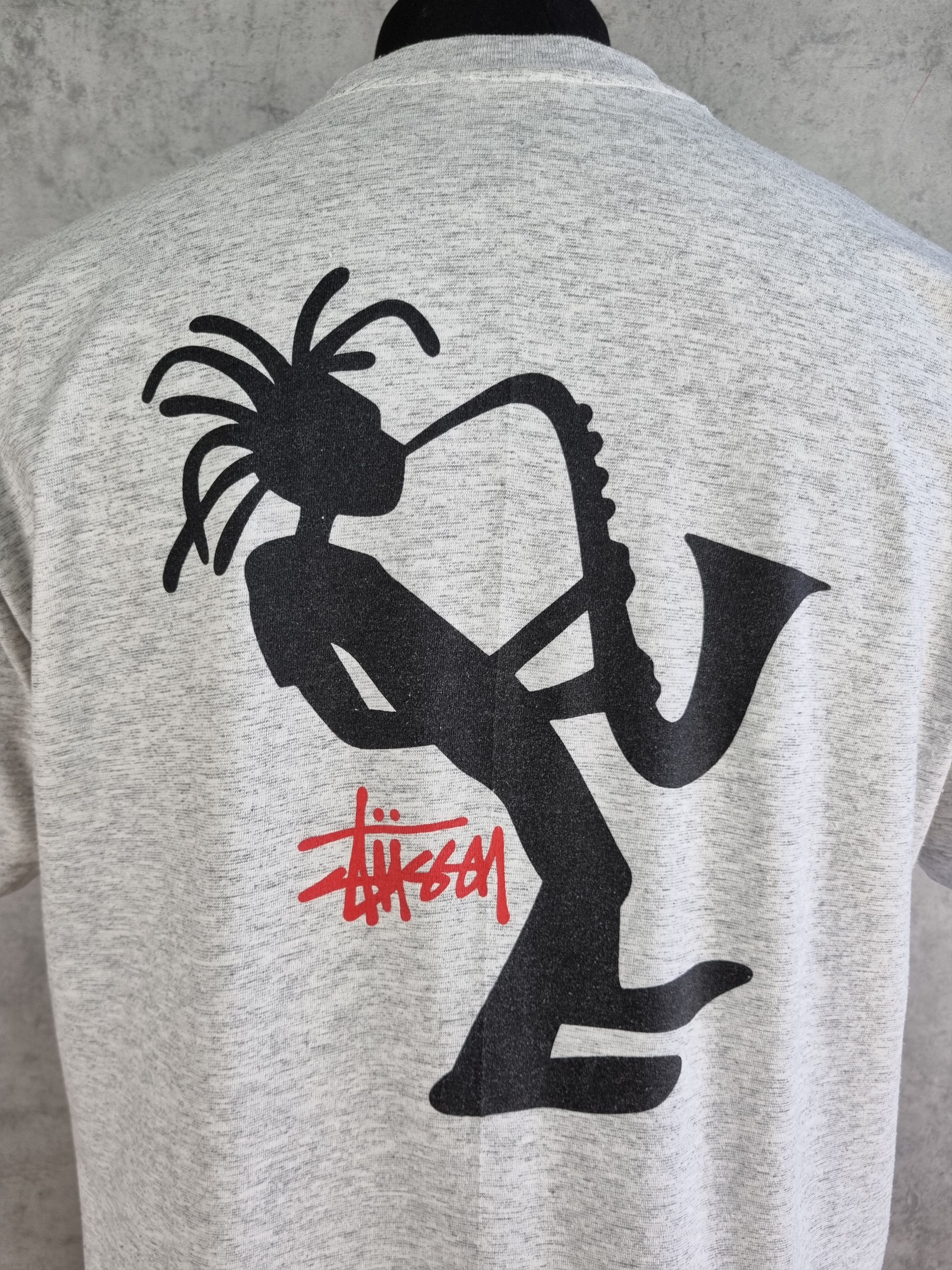 Stussy 90s Stussy Jazz Vintage Tee shirt Made in USA skaters Size US XL / EU 56 / 4 - 6 Thumbnail