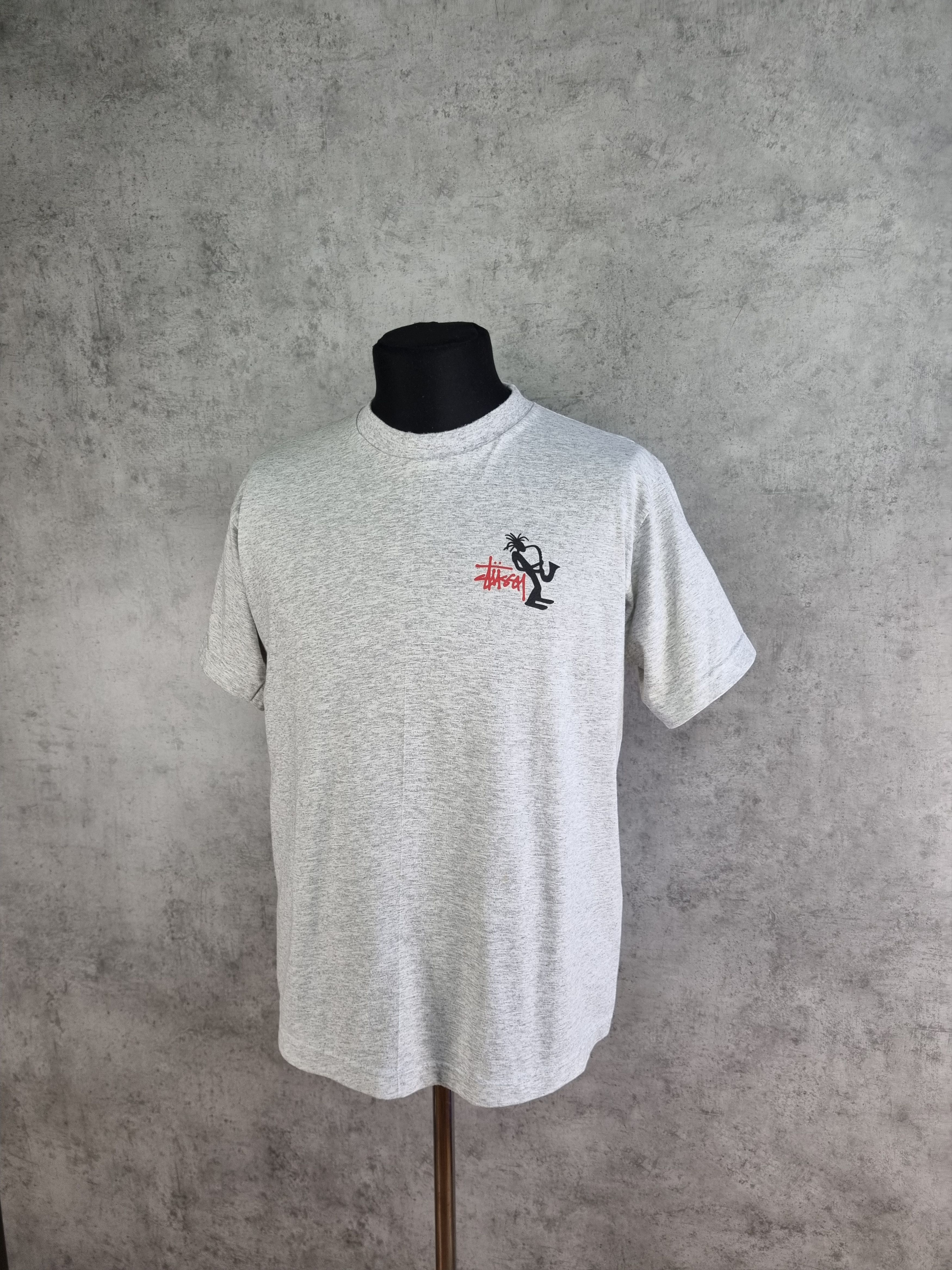 Stussy 90s Stussy Jazz Vintage Tee shirt Made in USA skaters Size US XL / EU 56 / 4 - 12 Thumbnail