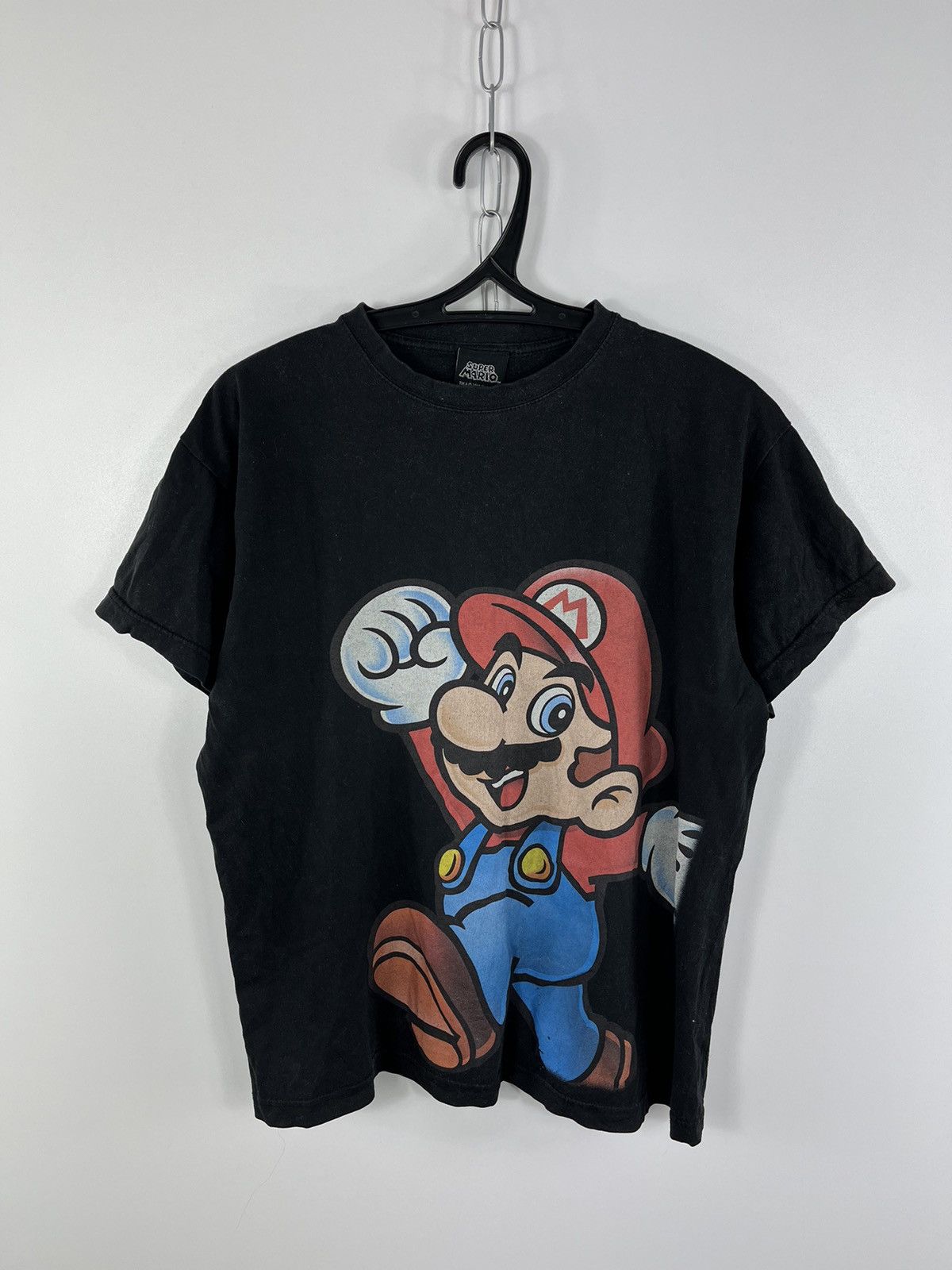Nintendo × Vintage Vintage Super Mario 2011 Big Logo T-Shirt Black Size M Size US M / EU 48-50 / 2 - 1 Thumbnail
