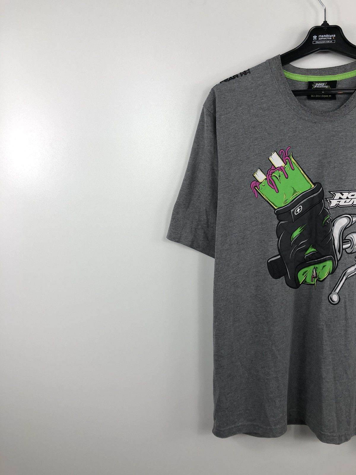 Japanese Brand × No Fear No Fear Big Logo T Shirt Grey Size L Size US L / EU 52-54 / 3 - 4 Thumbnail