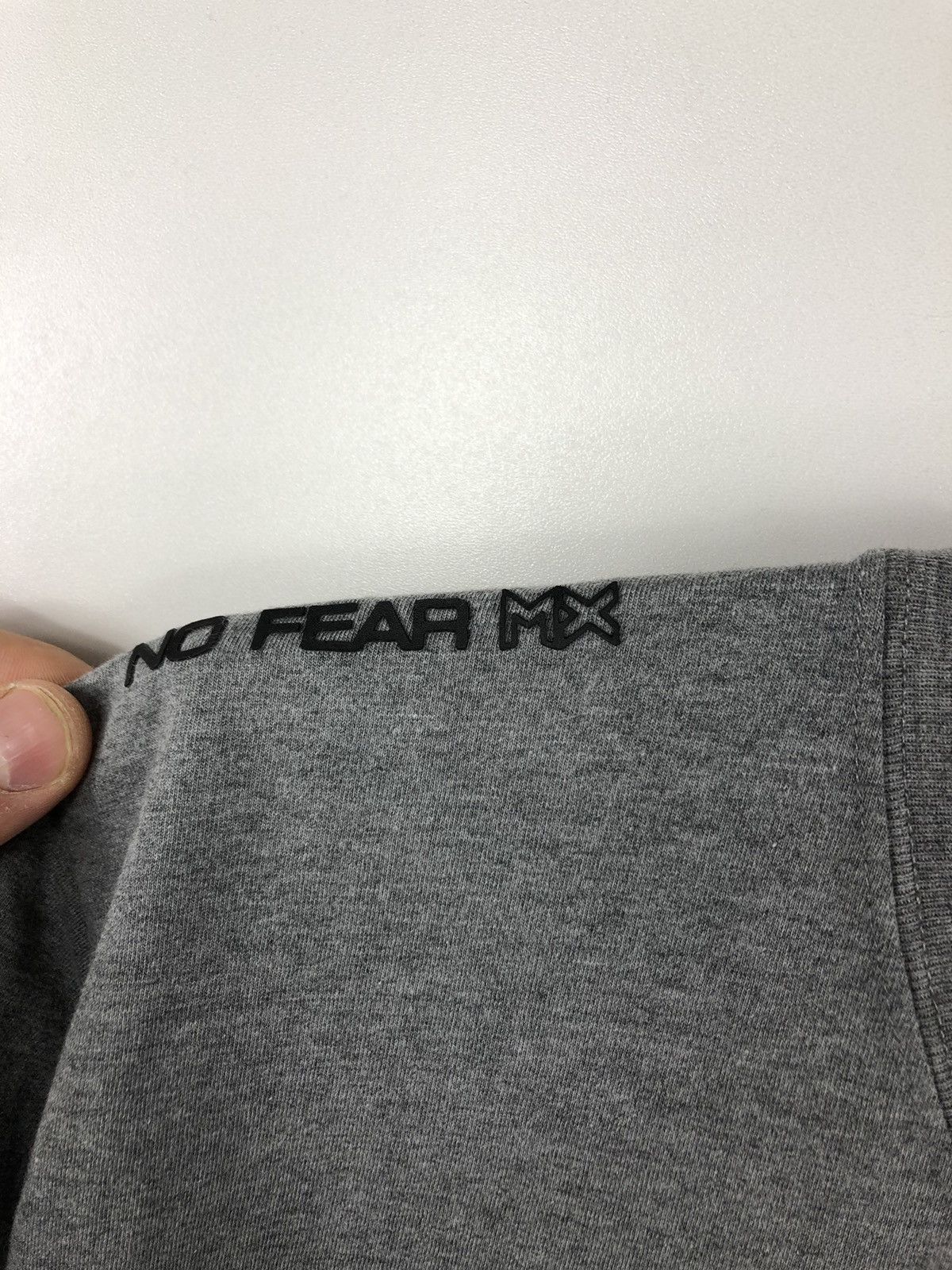 Japanese Brand × No Fear No Fear Big Logo T Shirt Grey Size L Size US L / EU 52-54 / 3 - 7 Thumbnail