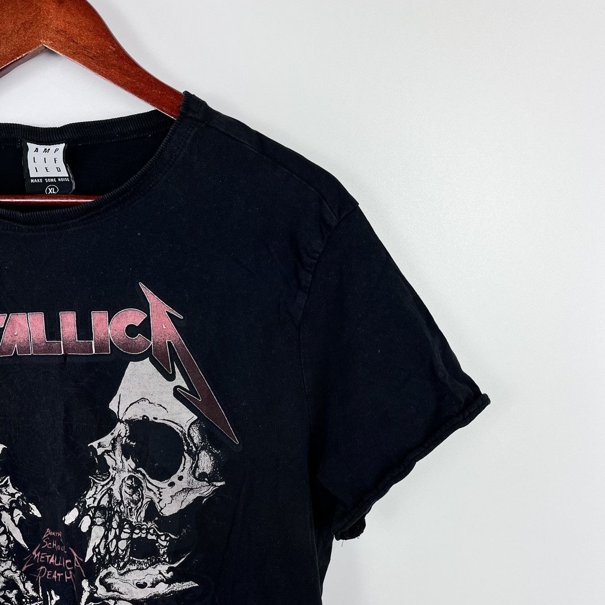 Band Tees × Metallica Vintage Metallica Birth School Death Big Logo Size L Size US L / EU 52-54 / 3 - 3 Thumbnail