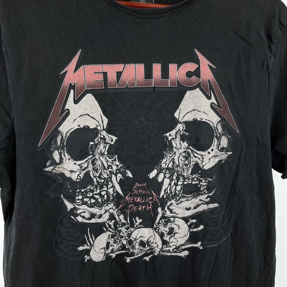 Band Tees × Metallica Vintage Metallica Birth School Death Big Logo Size L Size US L / EU 52-54 / 3 - 5 Thumbnail