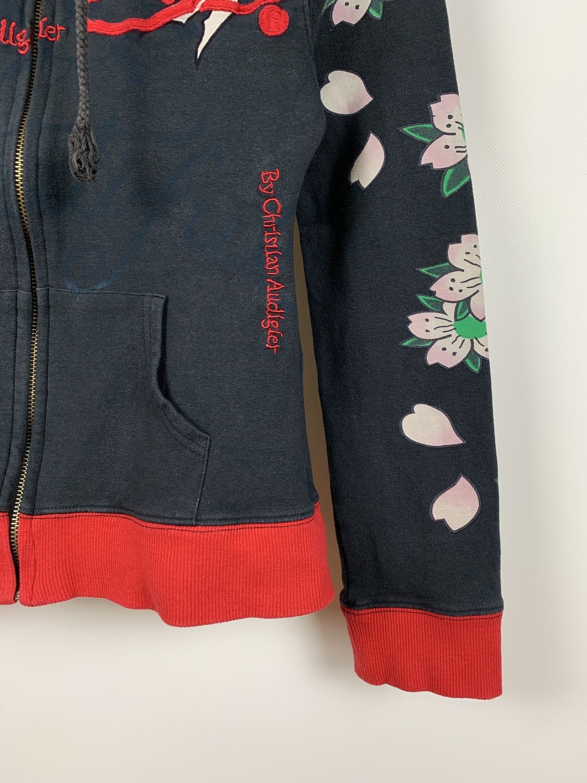 Christian Audigier Vintage Ed Hardy Women’s Rhinestones Skull Hoodie Size S / US 4 / IT 40 - 10 Thumbnail