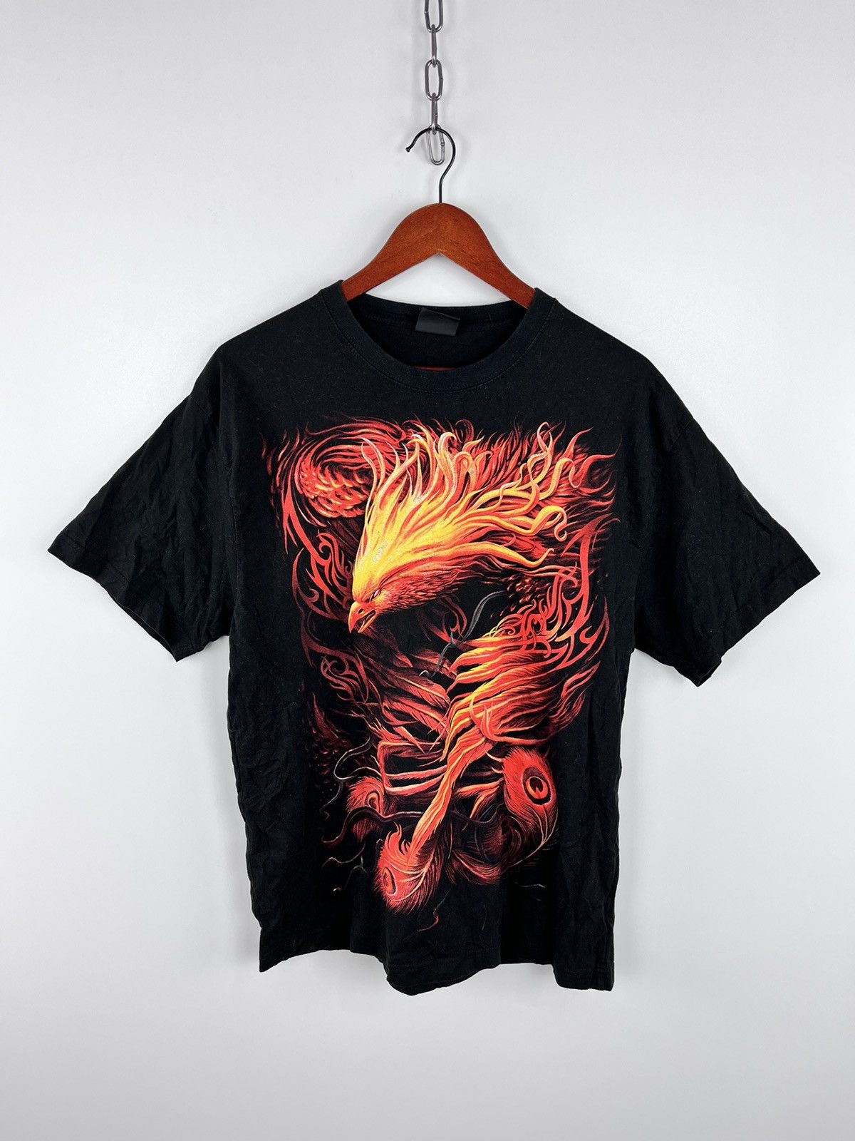 Other Mithology T-Shirt Firebird Print Double Logo Yin Yang Size US XL / EU 56 / 4 - 1 Thumbnail
