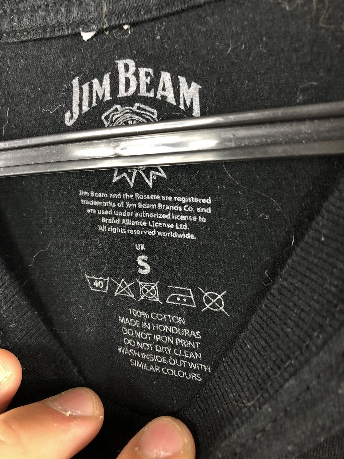 Other × Vintage Vintage Jim Beam Big Logo T-Shirt Black Size S Size US S / EU 44-46 / 1 - 5 Thumbnail