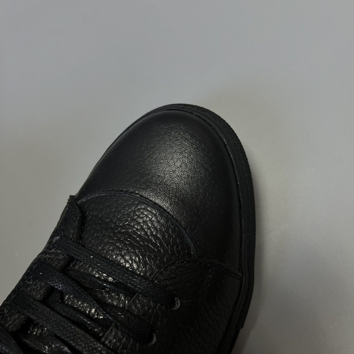 Buscemi Buscemi Leather Shoes Sneakers Black/Gold Size US 7 / EU 40 - 11 Thumbnail