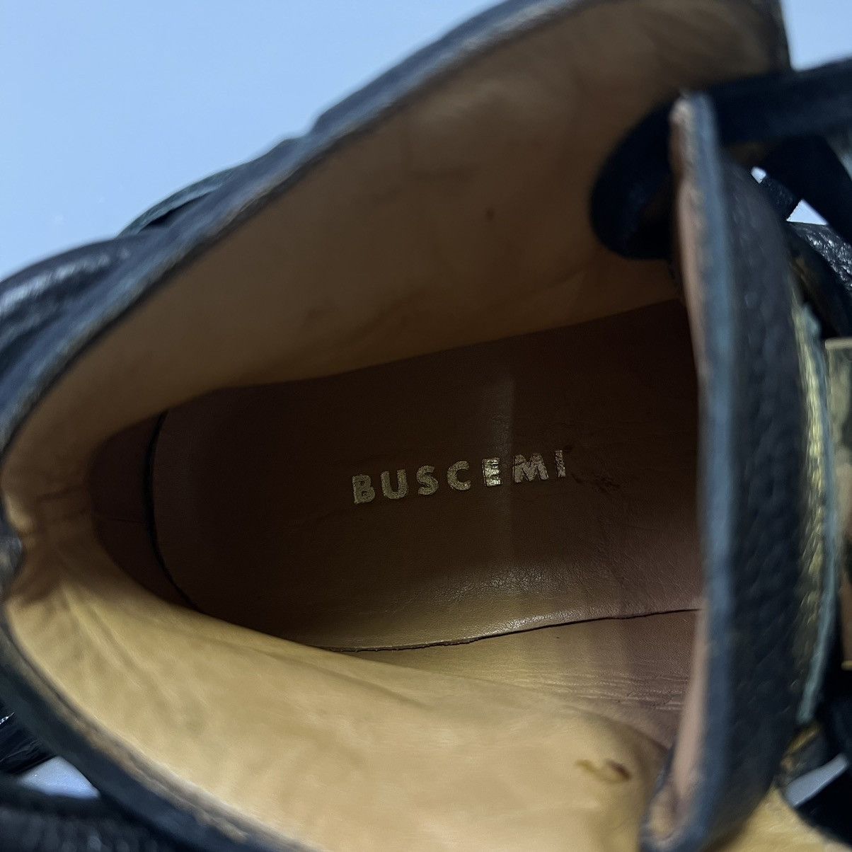 Buscemi Buscemi Leather Shoes Sneakers Black/Gold Size US 7 / EU 40 - 17 Thumbnail
