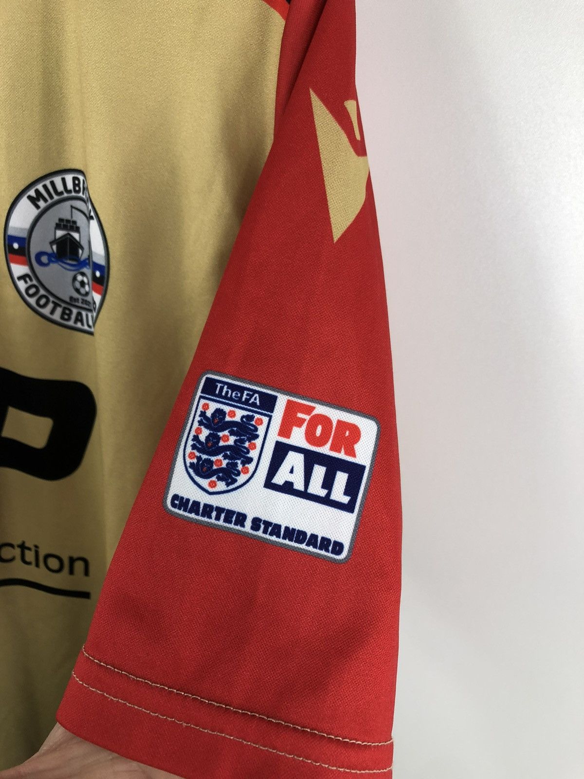 Vintage Millbrook Soccer Jersey T-Shirt Gold/Red Size L Size US L / EU 52-54 / 3 - 5 Thumbnail