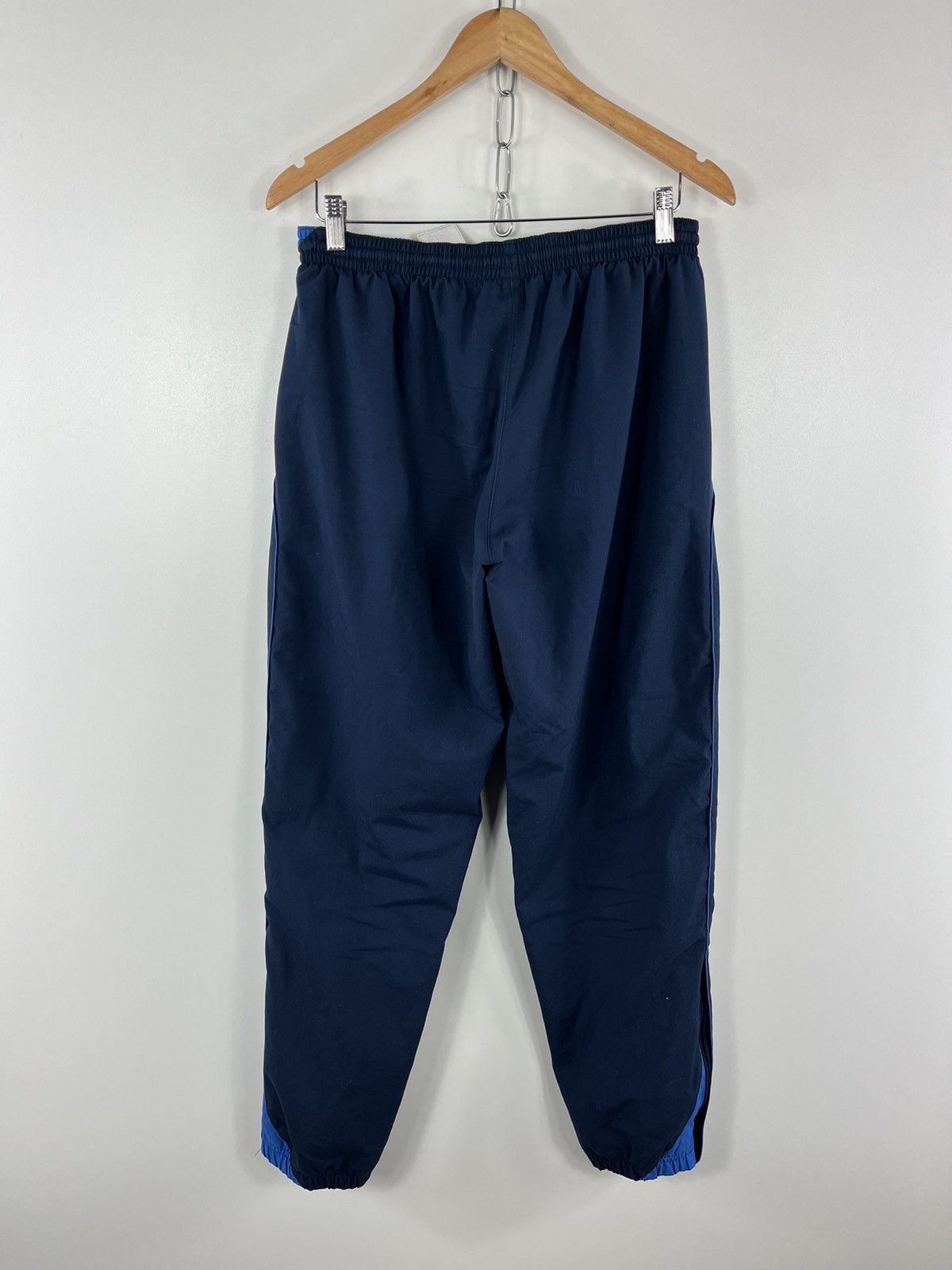 Nike × Vintage Vintage Nike Small Embroidery Swoosh Logo Pants Navy Size S Size US 31 - 7 Thumbnail