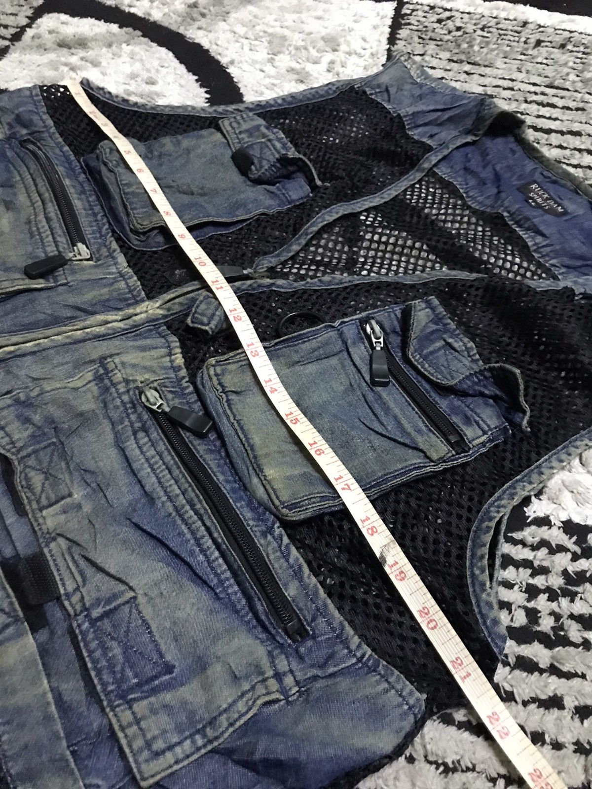 Japanese Brand × Vintage vintage tactical denim vest jacket Size US L / EU 52-54 / 3 - 4 Thumbnail