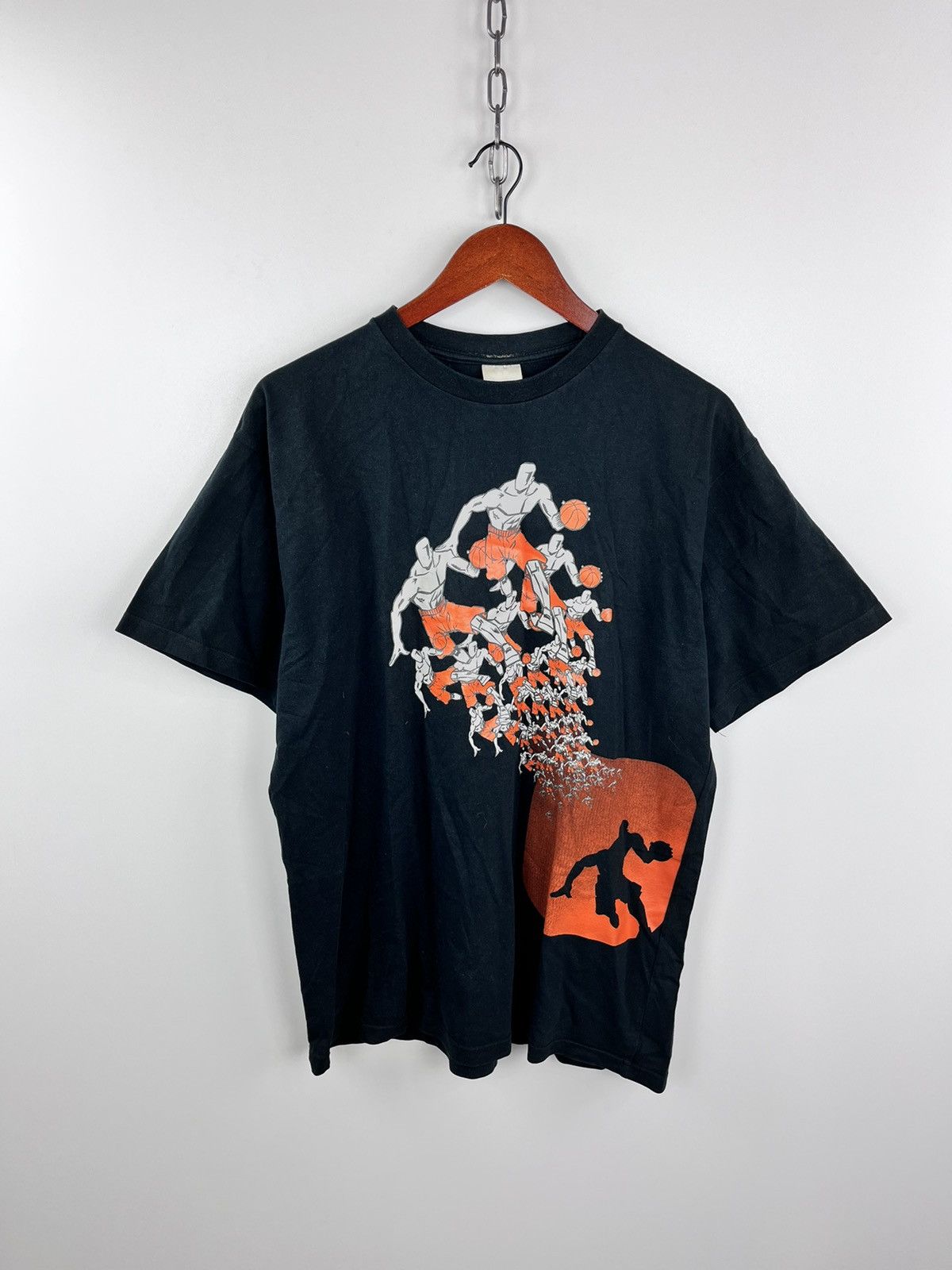 Japanese Brand × NBA × Vintage Vintage Andi T-Shirt Bassketball Mens Black Size L Size US L / EU 52-54 / 3 - 1 Thumbnail
