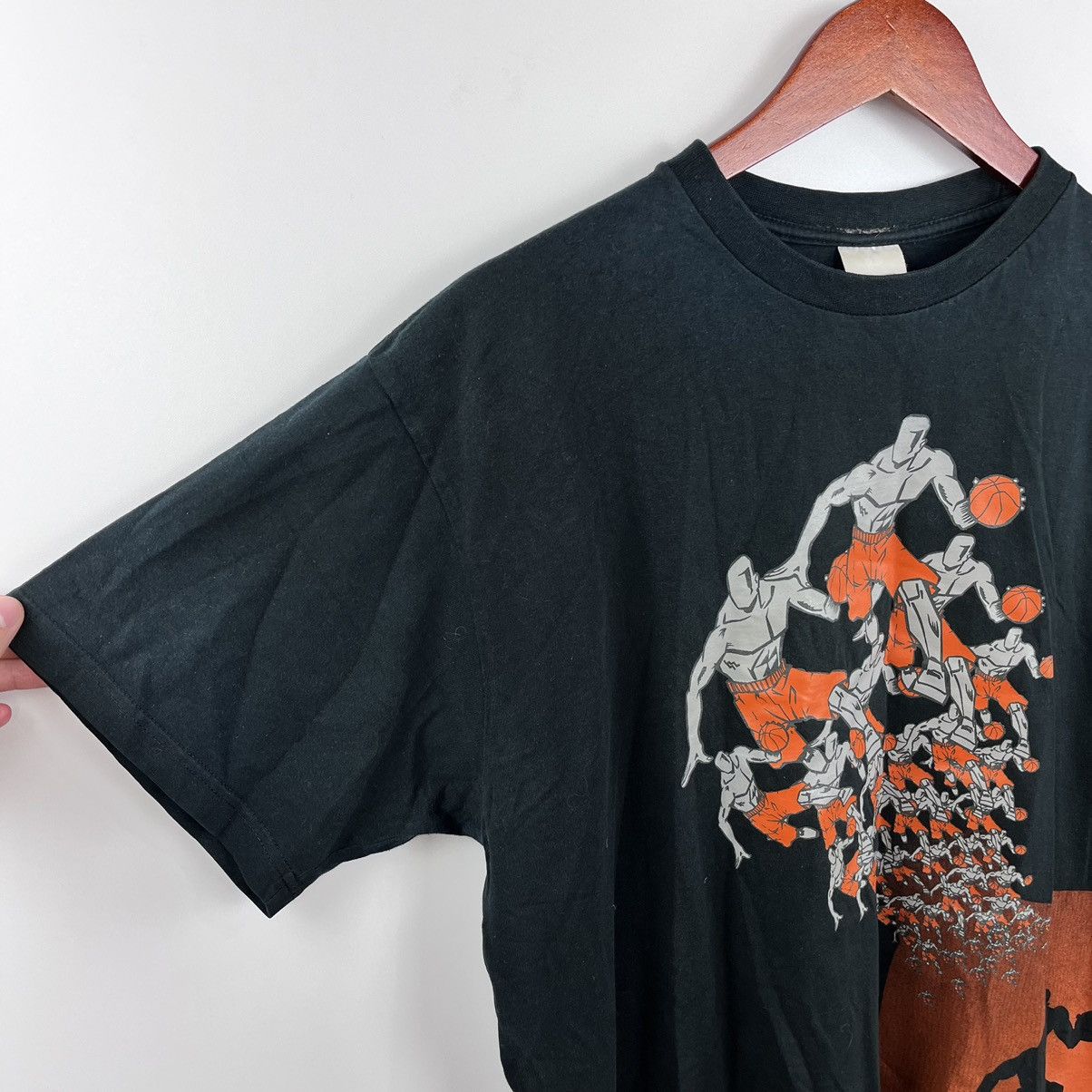 Japanese Brand × NBA × Vintage Vintage Andi T-Shirt Bassketball Mens Black Size L Size US L / EU 52-54 / 3 - 2 Thumbnail