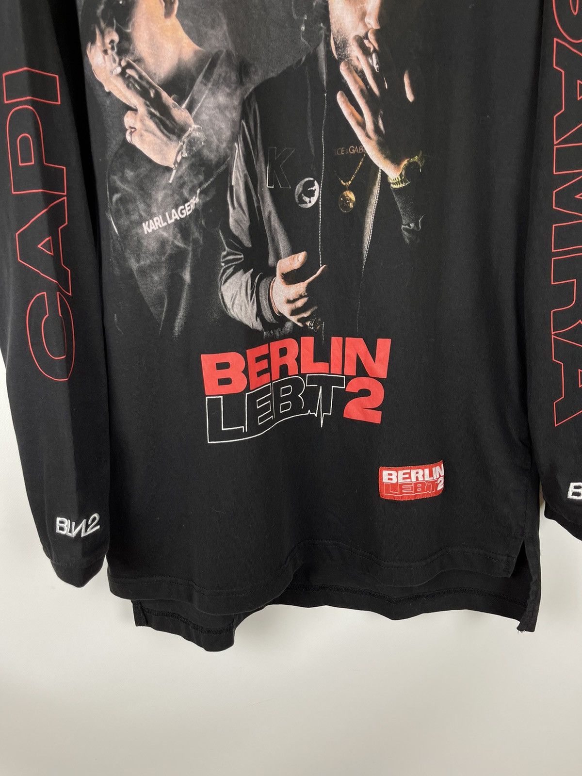 Band Tees × Rap Tees × Vintage Berlin Lebt 2 Capi Samra Rap big logo long sleeve BLN2 Size US M / EU 48-50 / 2 - 6 Thumbnail