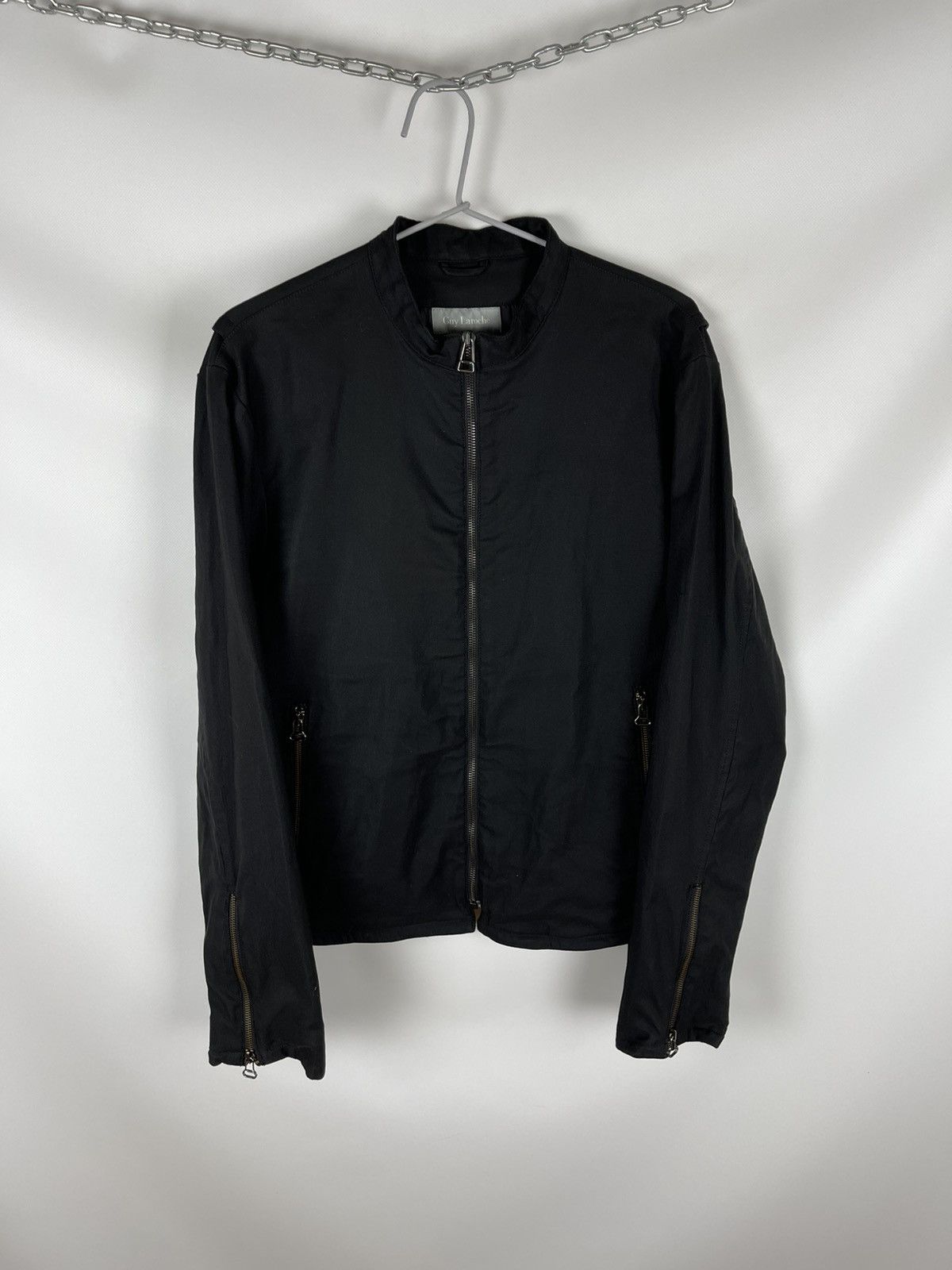 Guy Laroche Guy Laroche made in Italy zipped cotton stretch bomber jckt Size US M / EU 48-50 / 2 - 1 Thumbnail