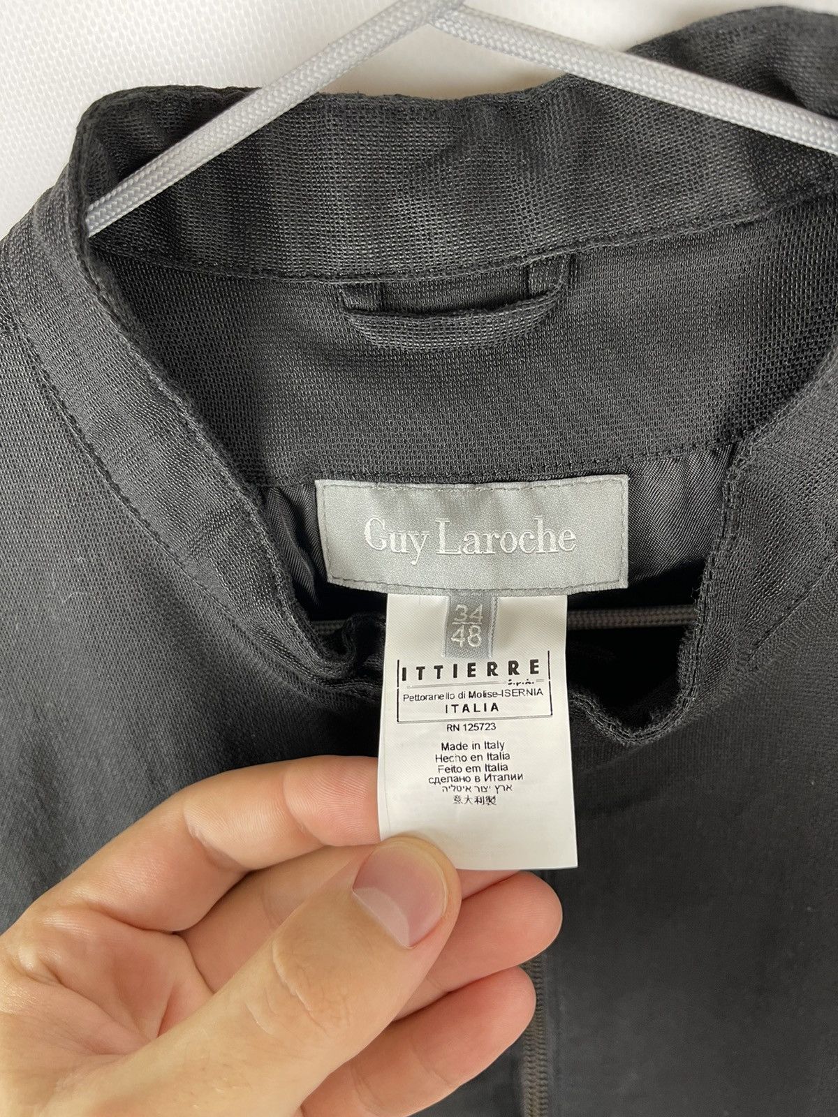 Guy Laroche Guy Laroche made in Italy zipped cotton stretch bomber jckt Size US M / EU 48-50 / 2 - 8 Thumbnail