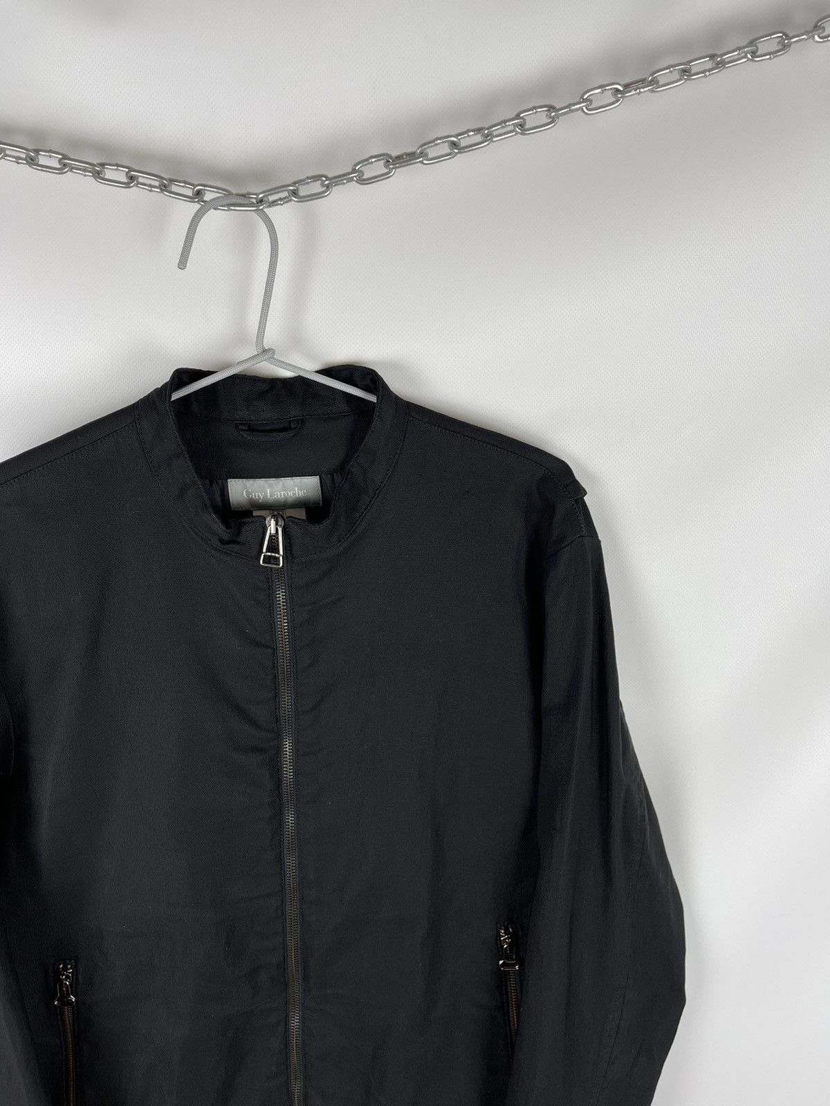 Guy Laroche Guy Laroche made in Italy zipped cotton stretch bomber jckt Size US M / EU 48-50 / 2 - 3 Thumbnail