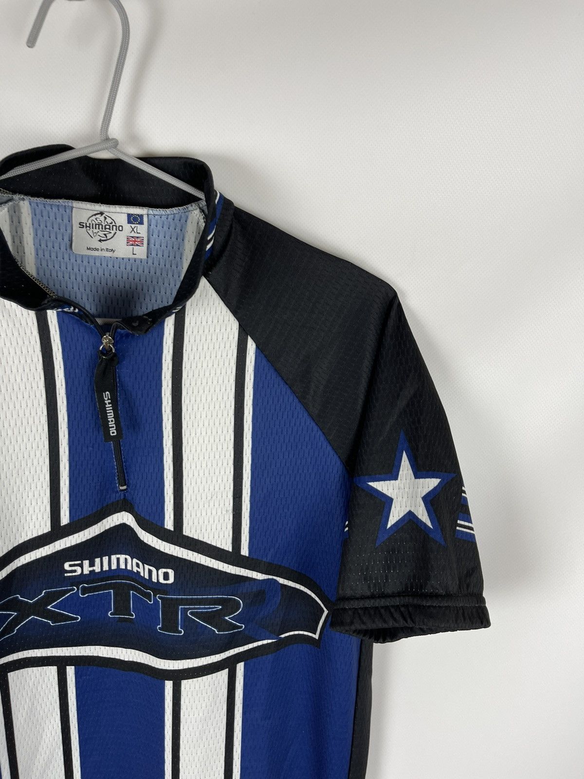 Other Shimano XTR vintage made in Italy cycle jersey Size US L / EU 52-54 / 3 - 4 Thumbnail