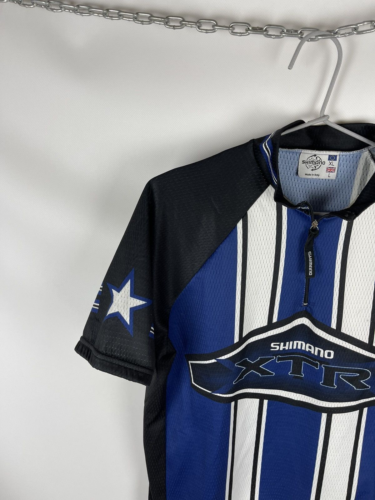 Other Shimano XTR vintage made in Italy cycle jersey Size US L / EU 52-54 / 3 - 3 Thumbnail