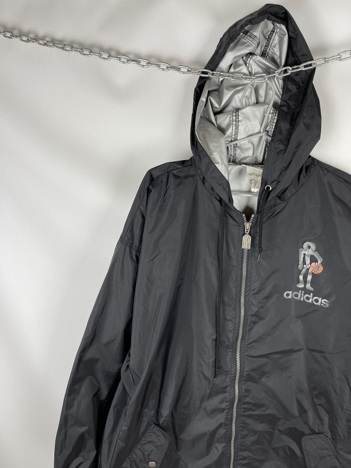 Adidas Adidas vintage 90s basketball logo streetball jacket Size US L / EU 52-54 / 3 - 3 Thumbnail