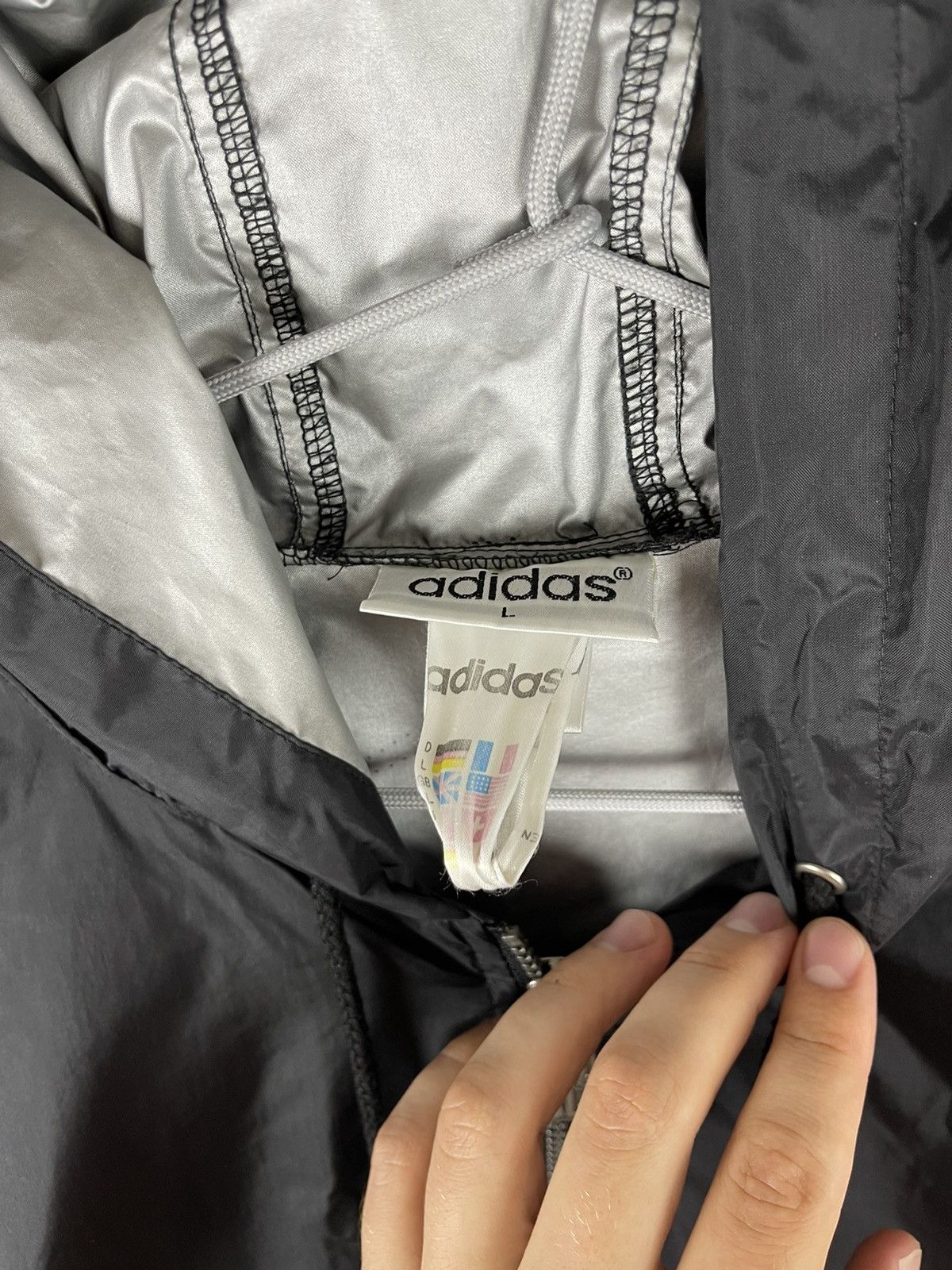 Adidas Adidas vintage 90s basketball logo streetball jacket Size US L / EU 52-54 / 3 - 8 Thumbnail