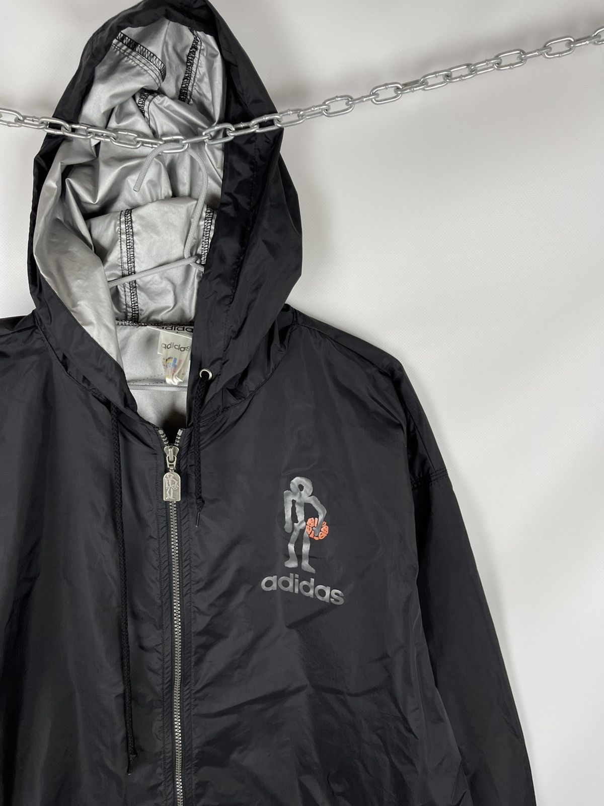 Adidas Adidas vintage 90s basketball logo streetball jacket Size US L / EU 52-54 / 3 - 4 Thumbnail