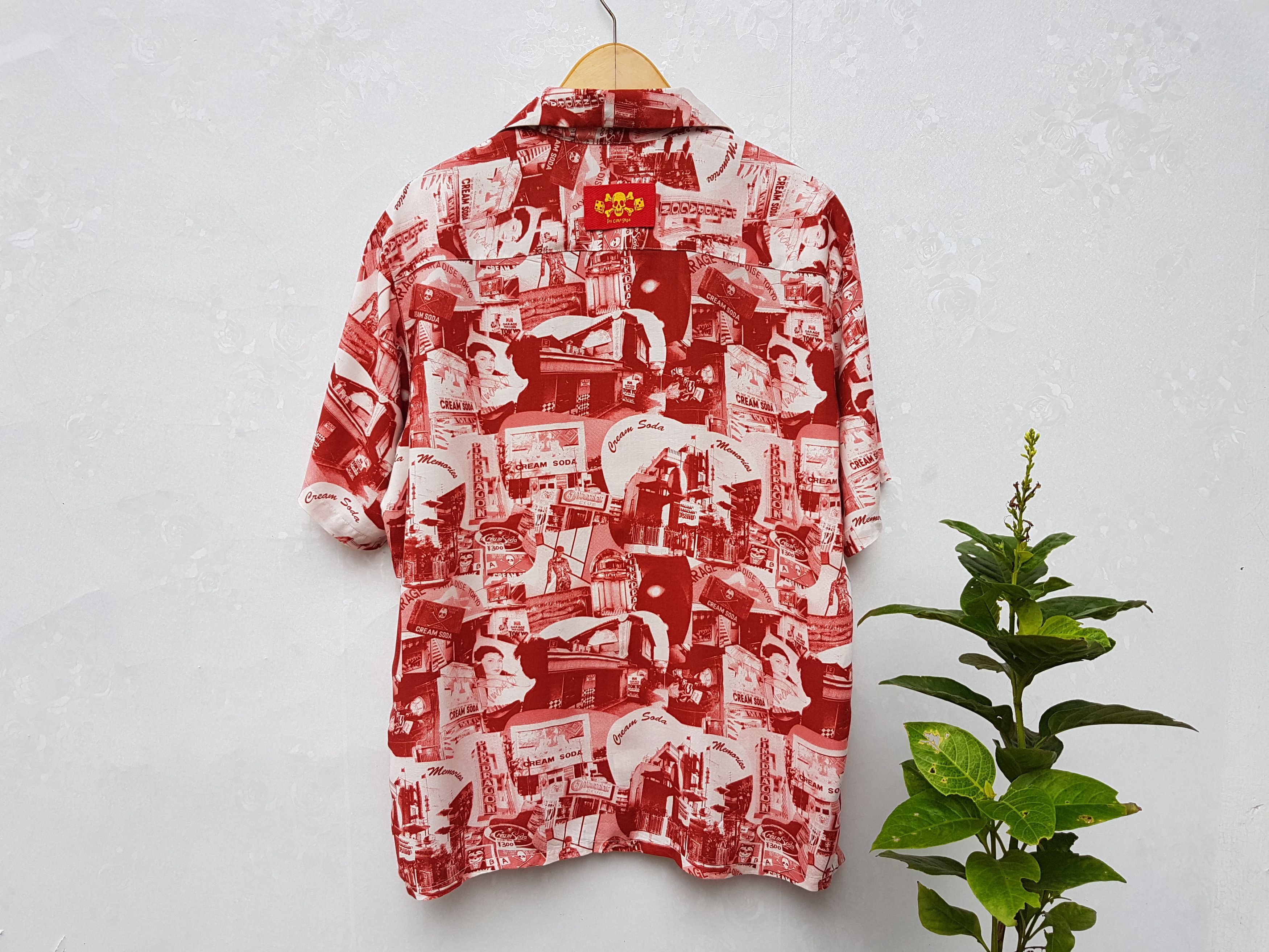 Japanese Brand Cream Soda Rayon Shirt Size US L / EU 52-54 / 3 - 9 Thumbnail