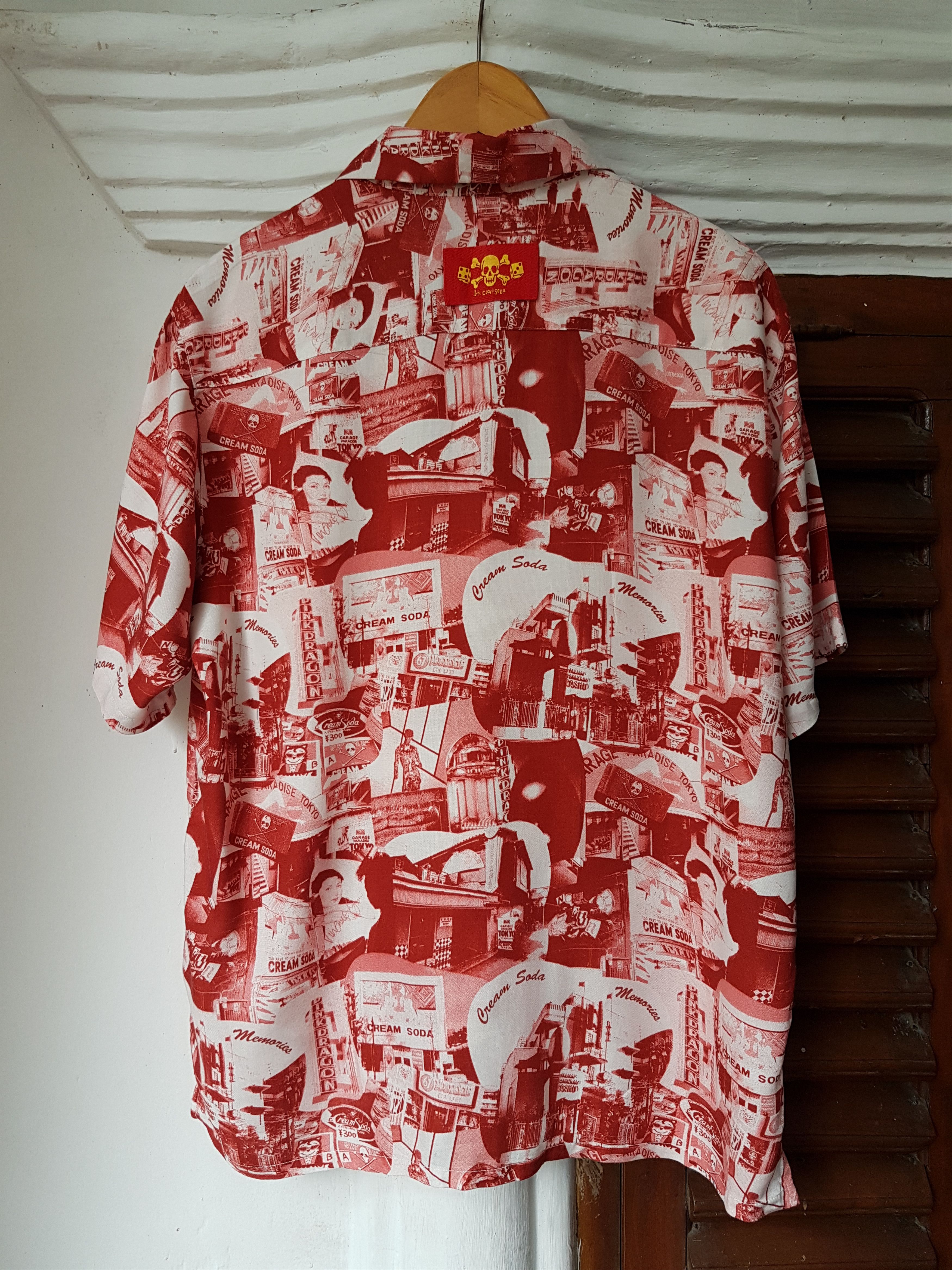 Japanese Brand Cream Soda Rayon Shirt Size US L / EU 52-54 / 3 - 2 Thumbnail