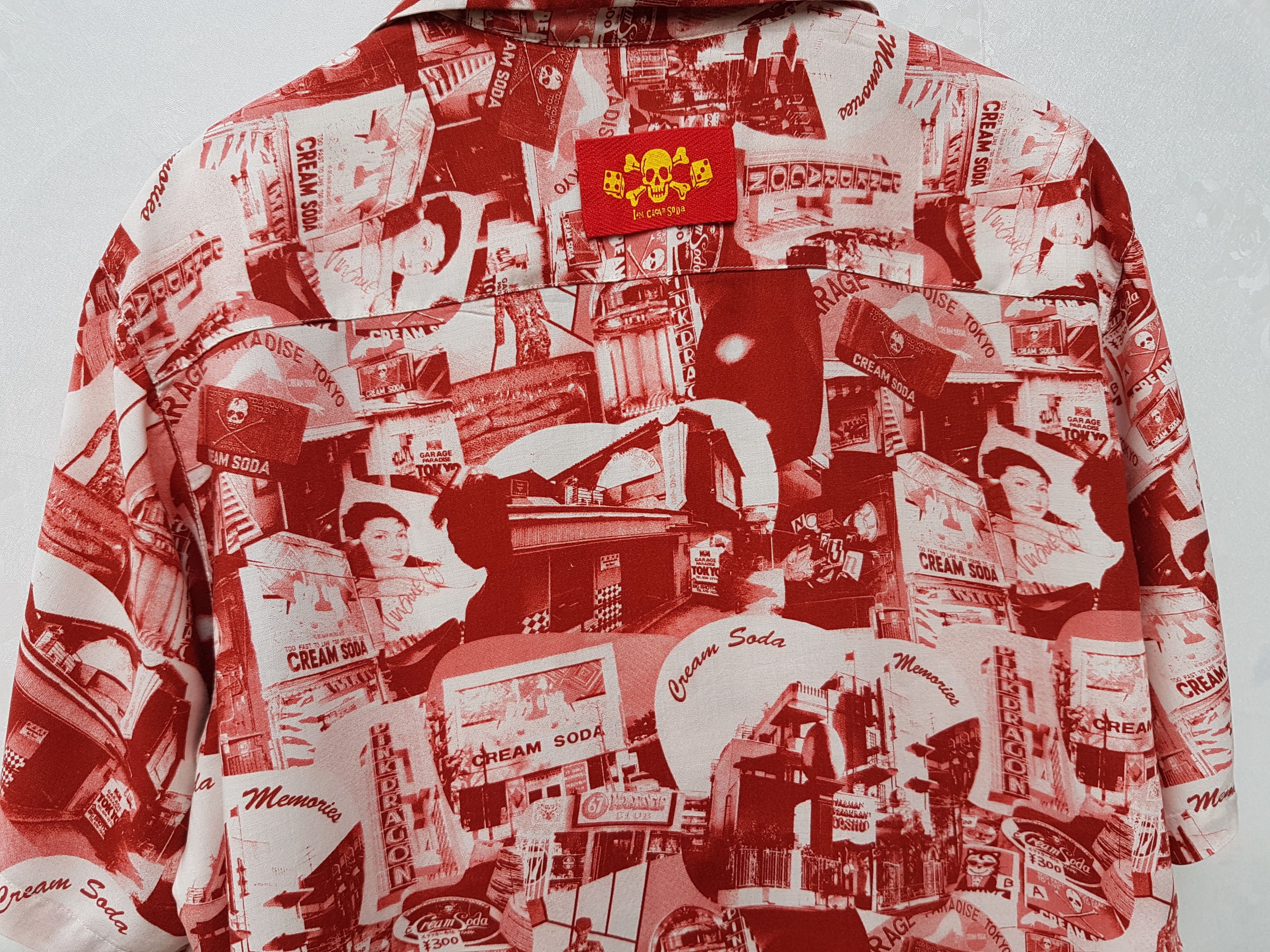 Japanese Brand Cream Soda Rayon Shirt Size US L / EU 52-54 / 3 - 5 Thumbnail