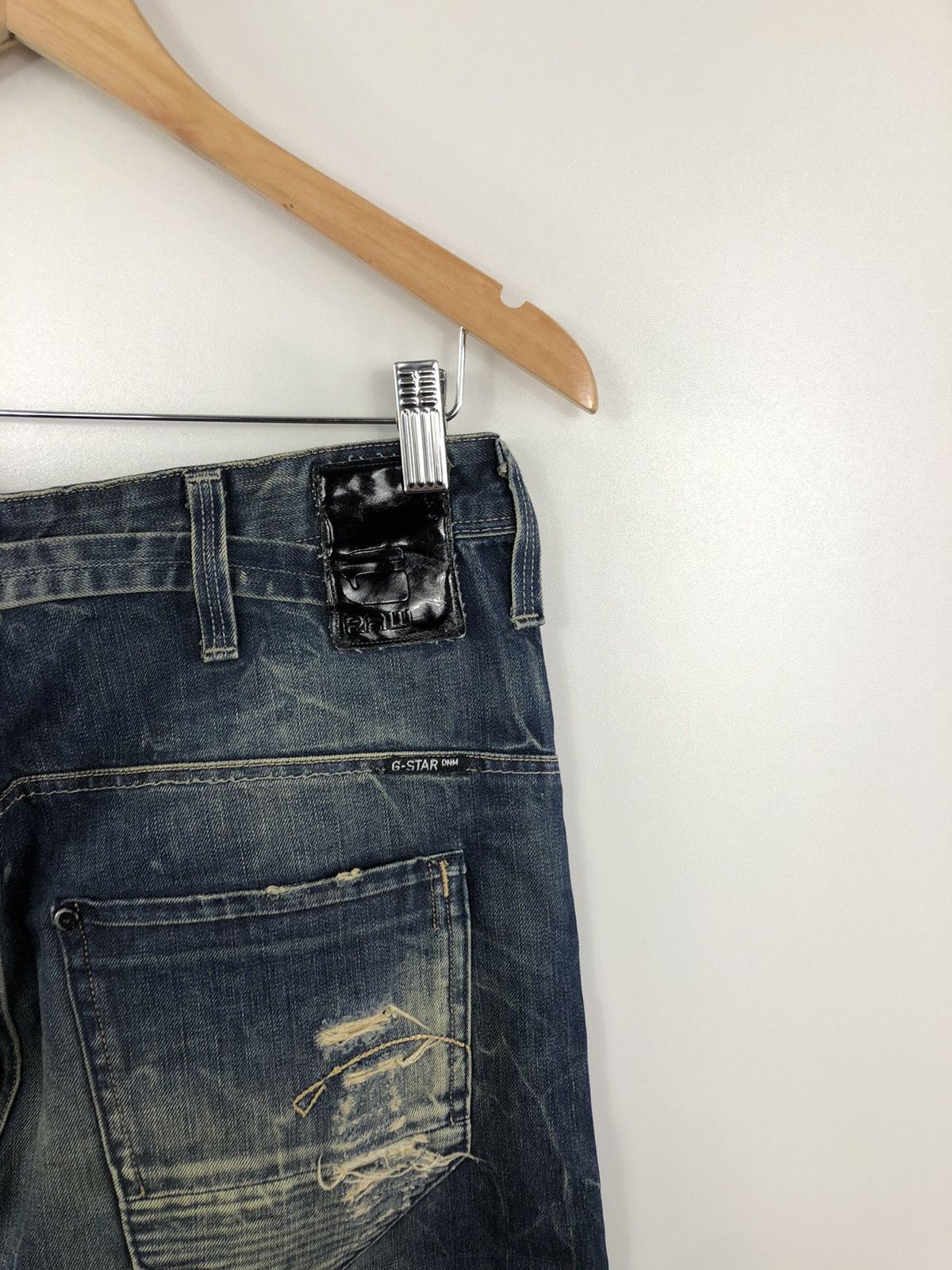 Denime G Star Raw Eden x Loose Denim Jeans Navy Size 27 Size US 27 - 6 Thumbnail