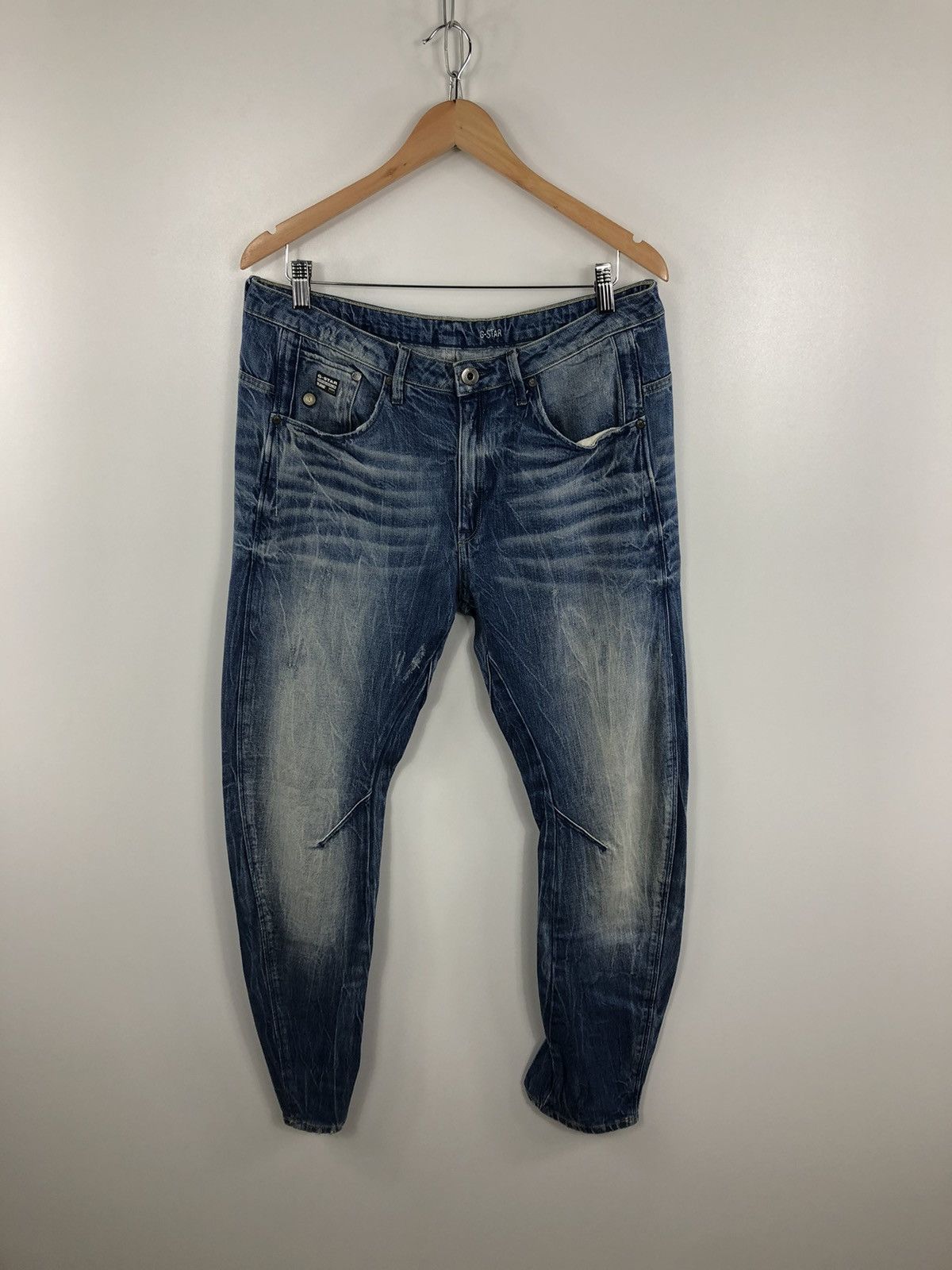 G-Star × Japanese Brand G Star Raw Arc 3D Tapered Jeans Navy Size 31 Size US 31 - 1 Thumbnail